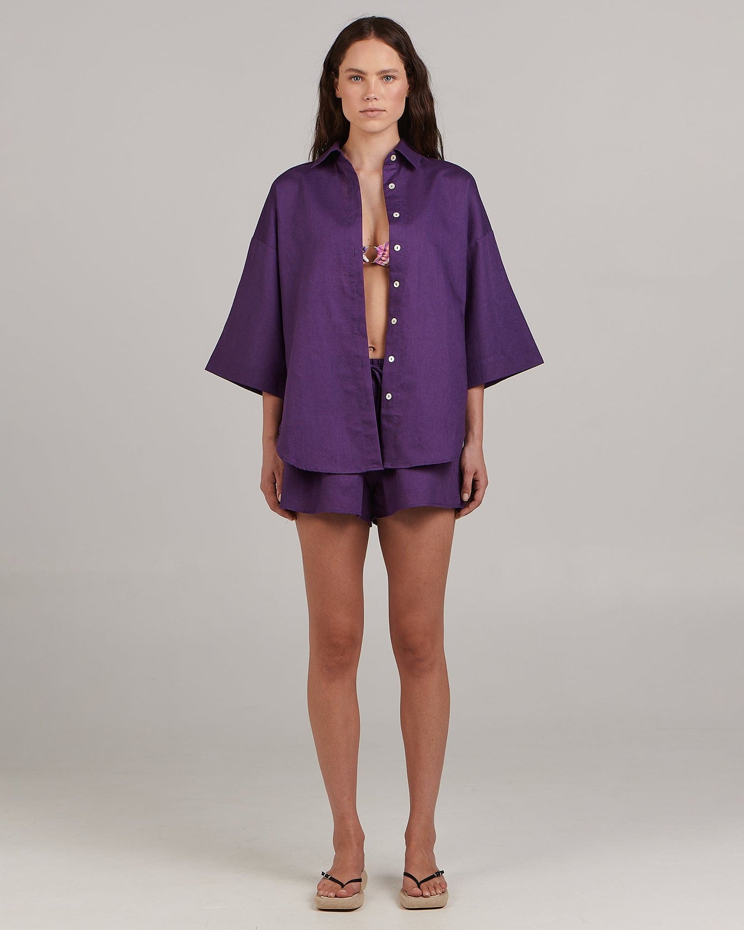 Harlow Shirt - Deep Purple