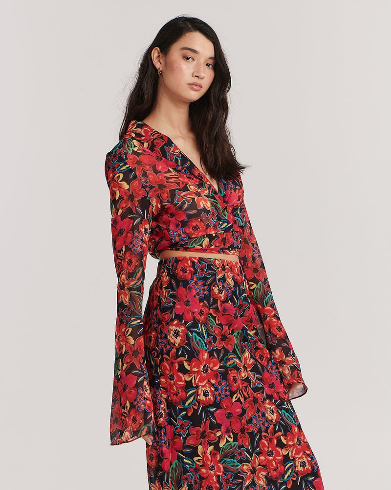 Stella Skirt - Caribbean Floral