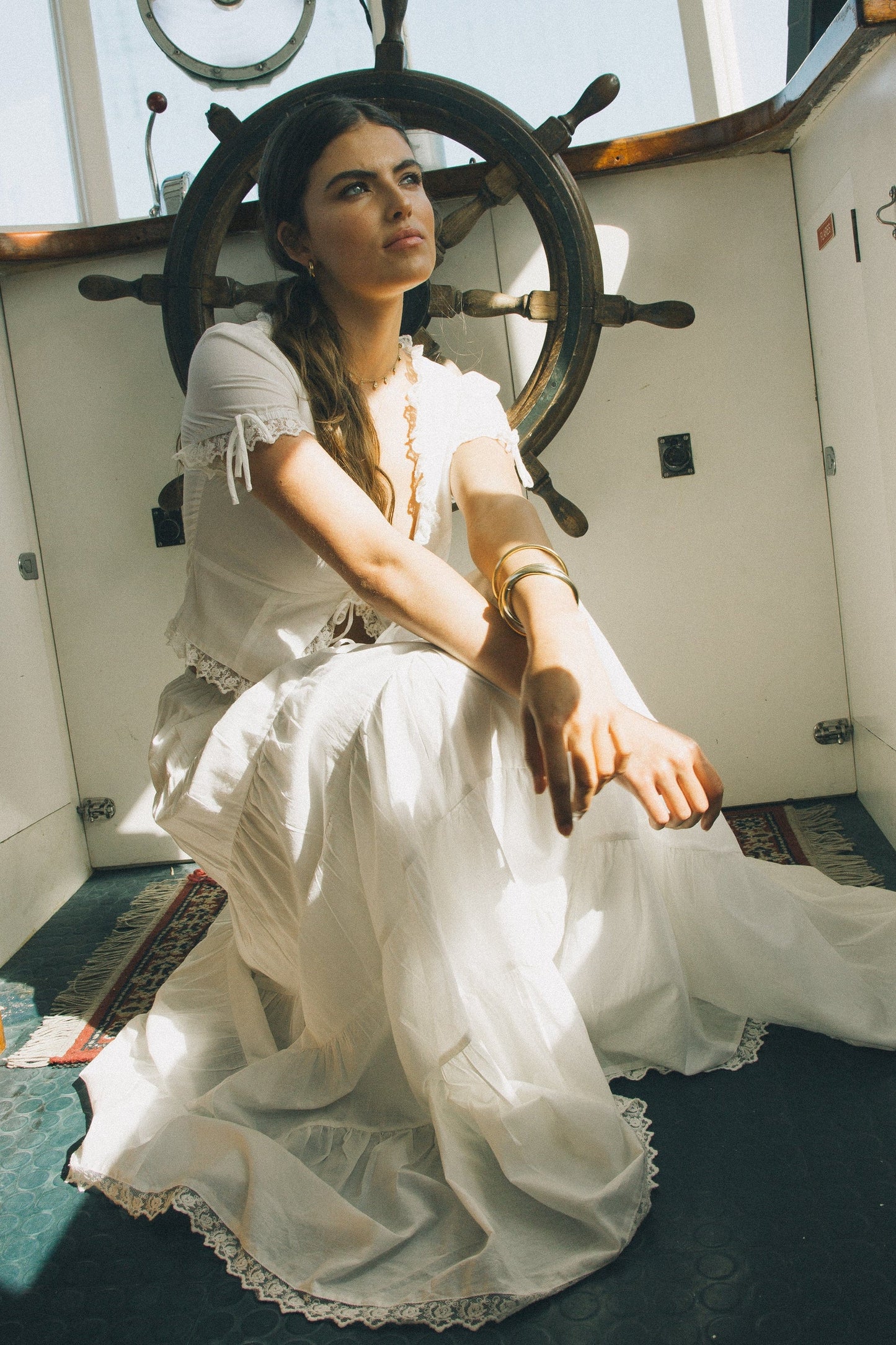 Poppy Top - White