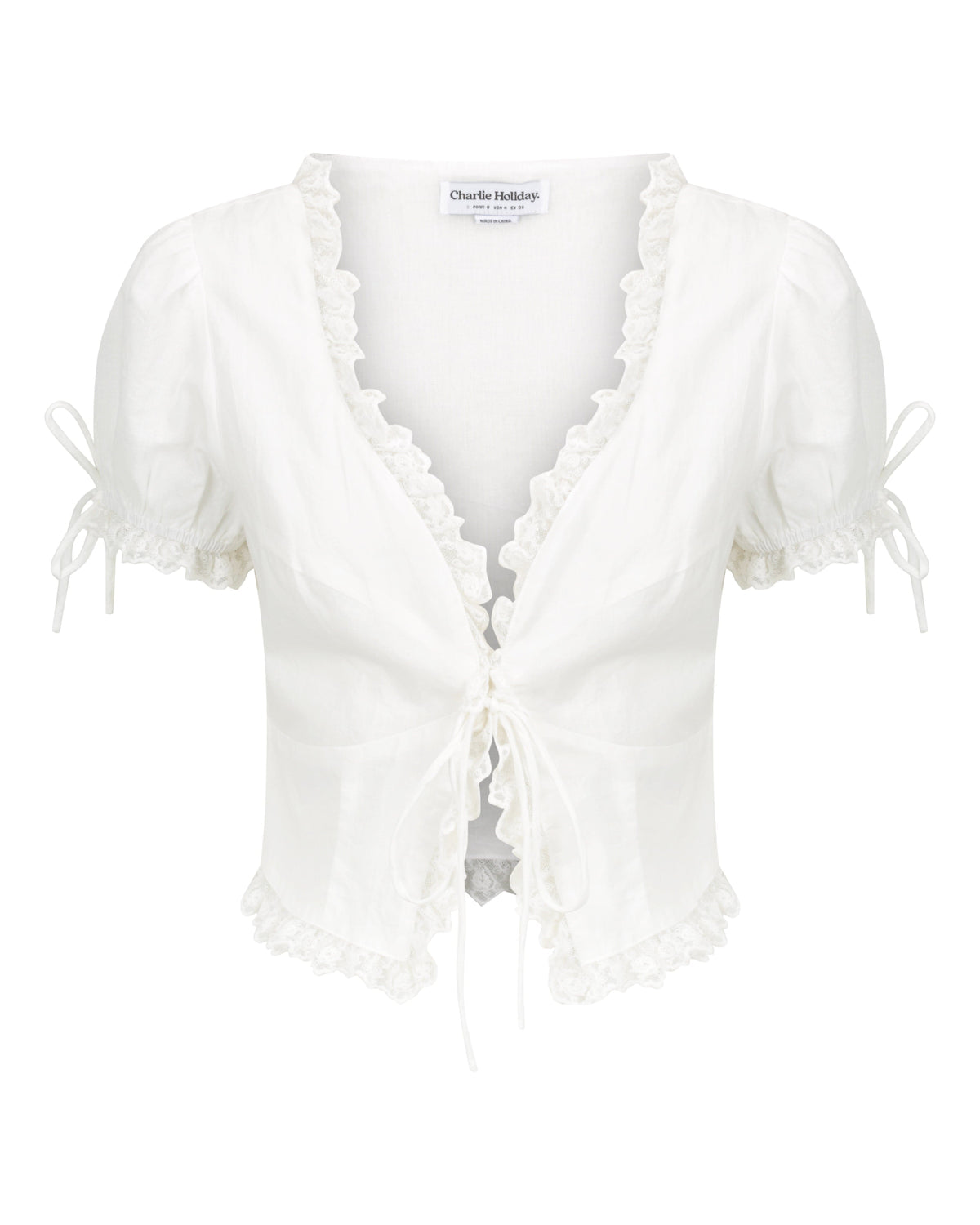 Poppy Top - White