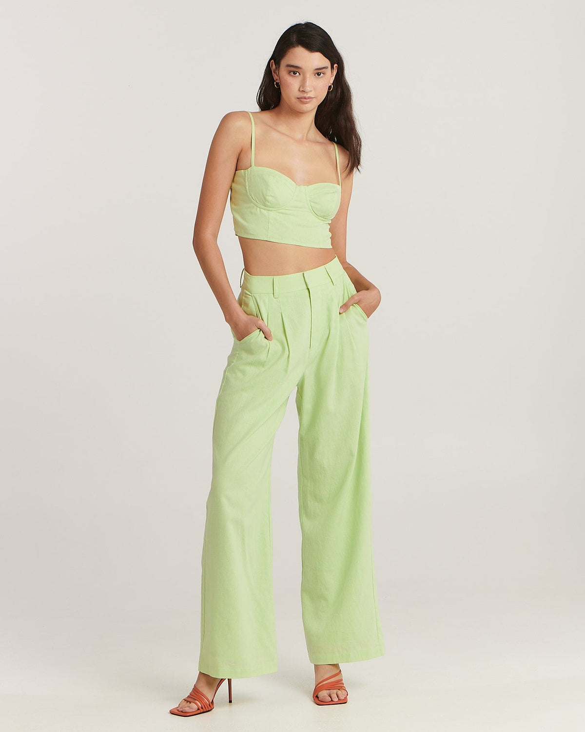 Alfie Top - Calming Green