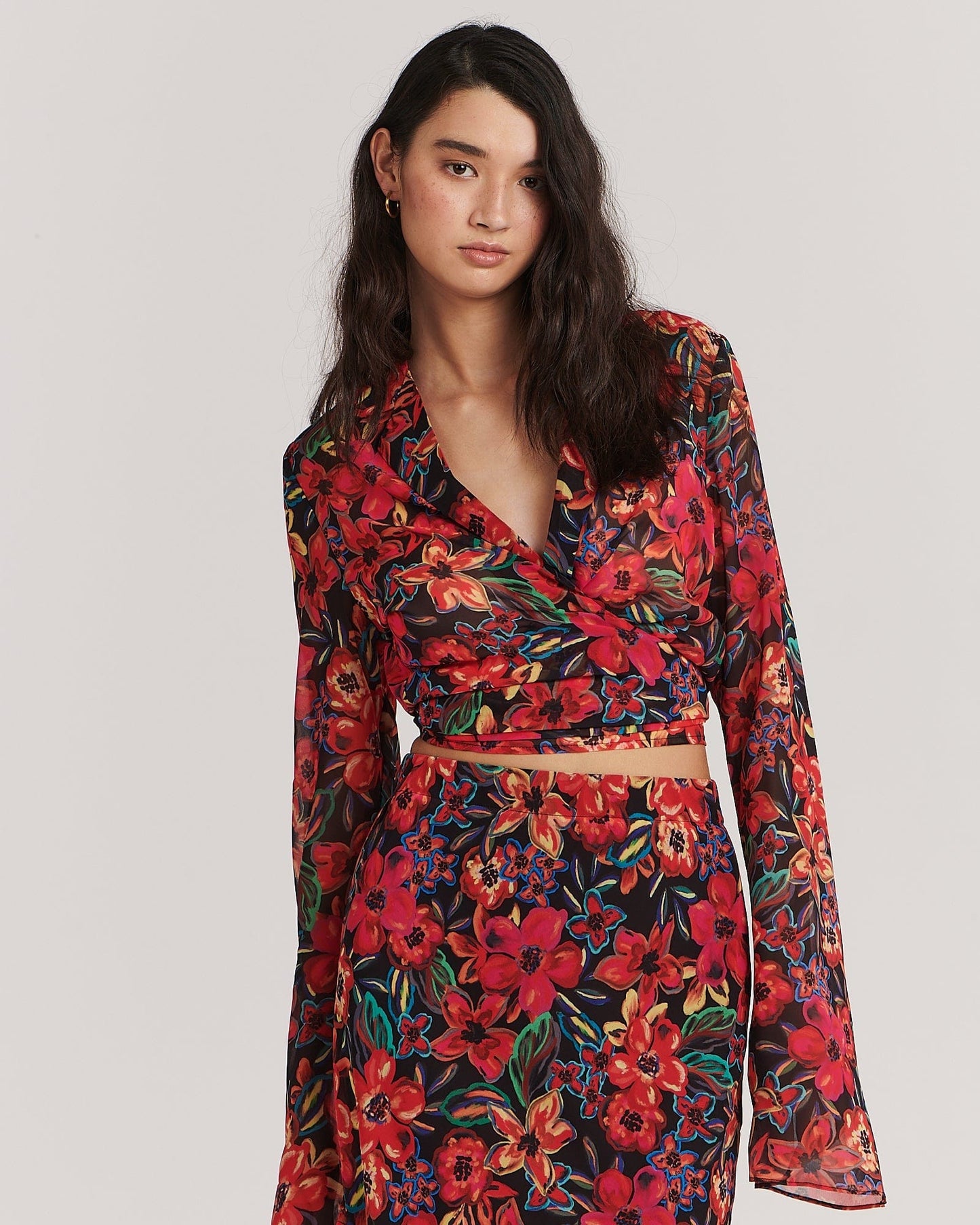 Amani Top - Caribbean Floral