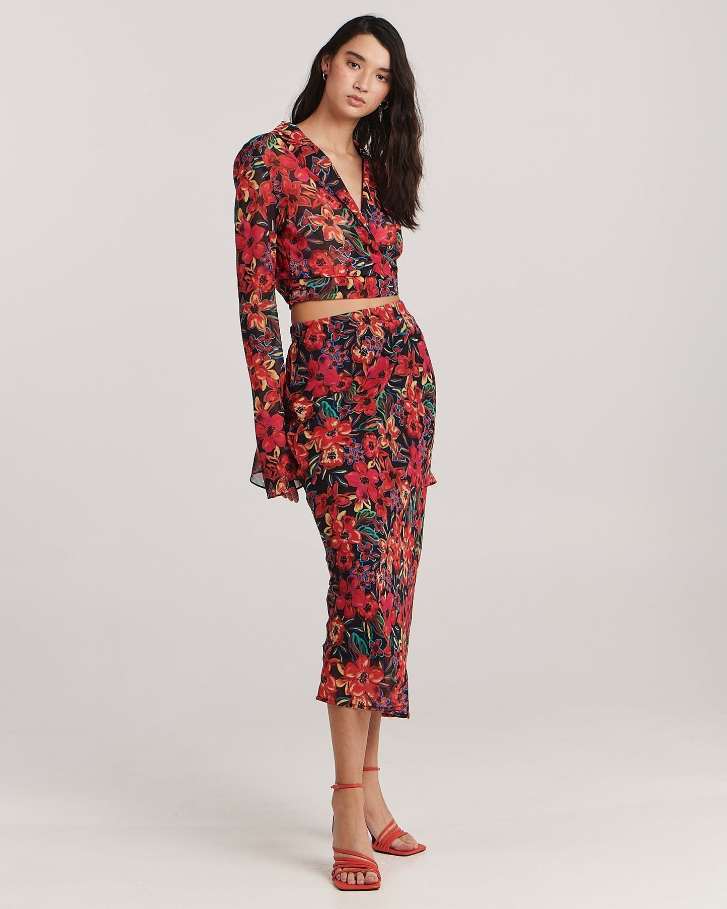 Amani Top - Caribbean Floral