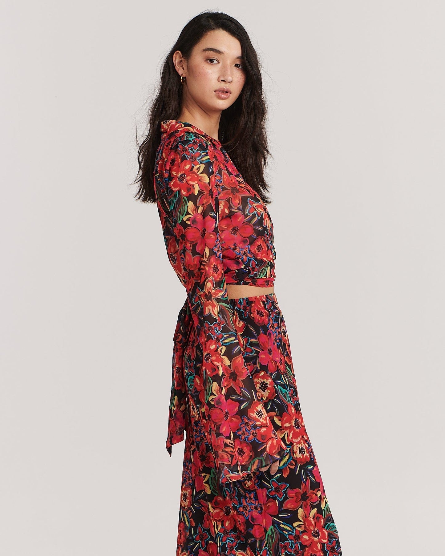Amani Top - Caribbean Floral
