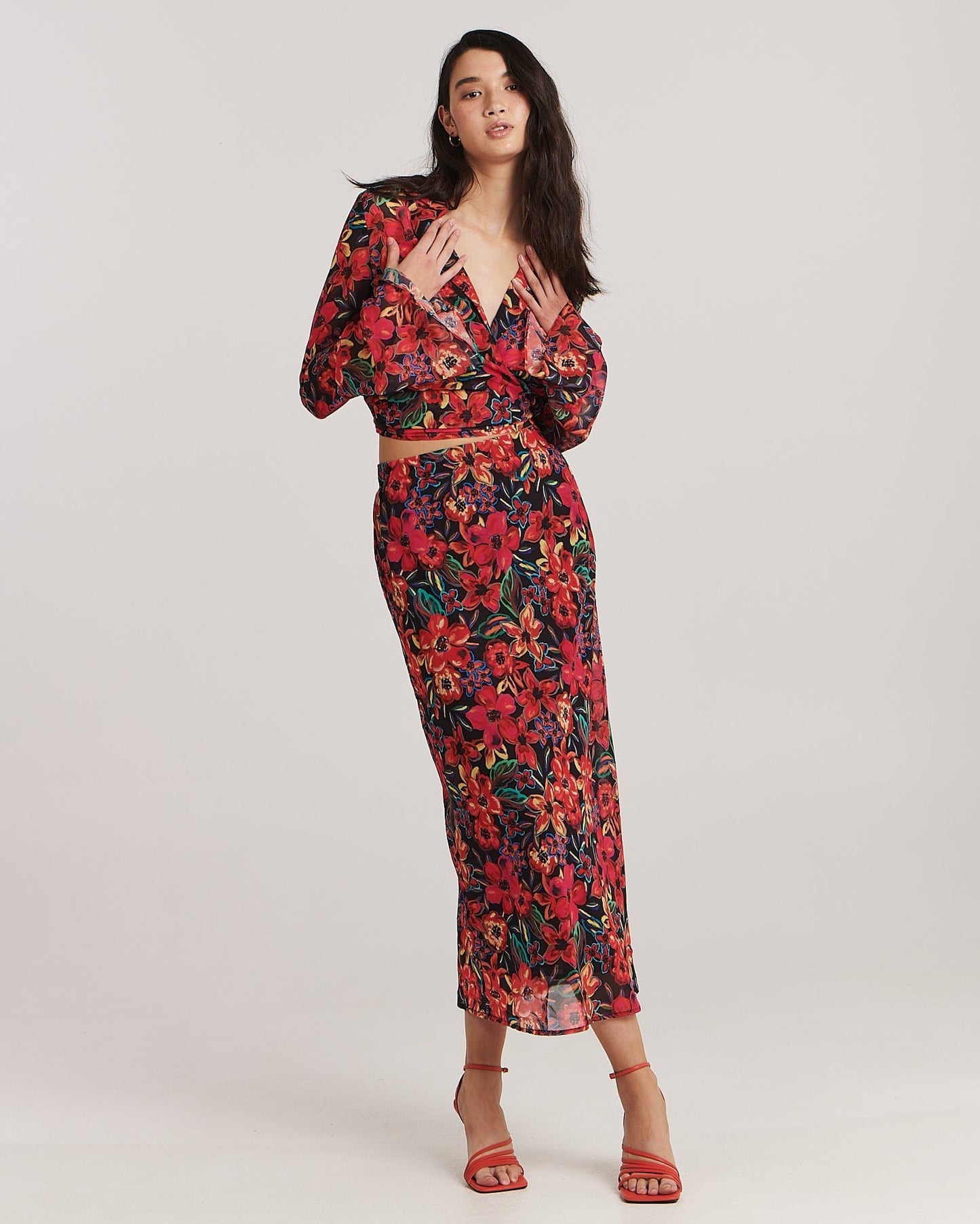 Amani Top - Caribbean Floral