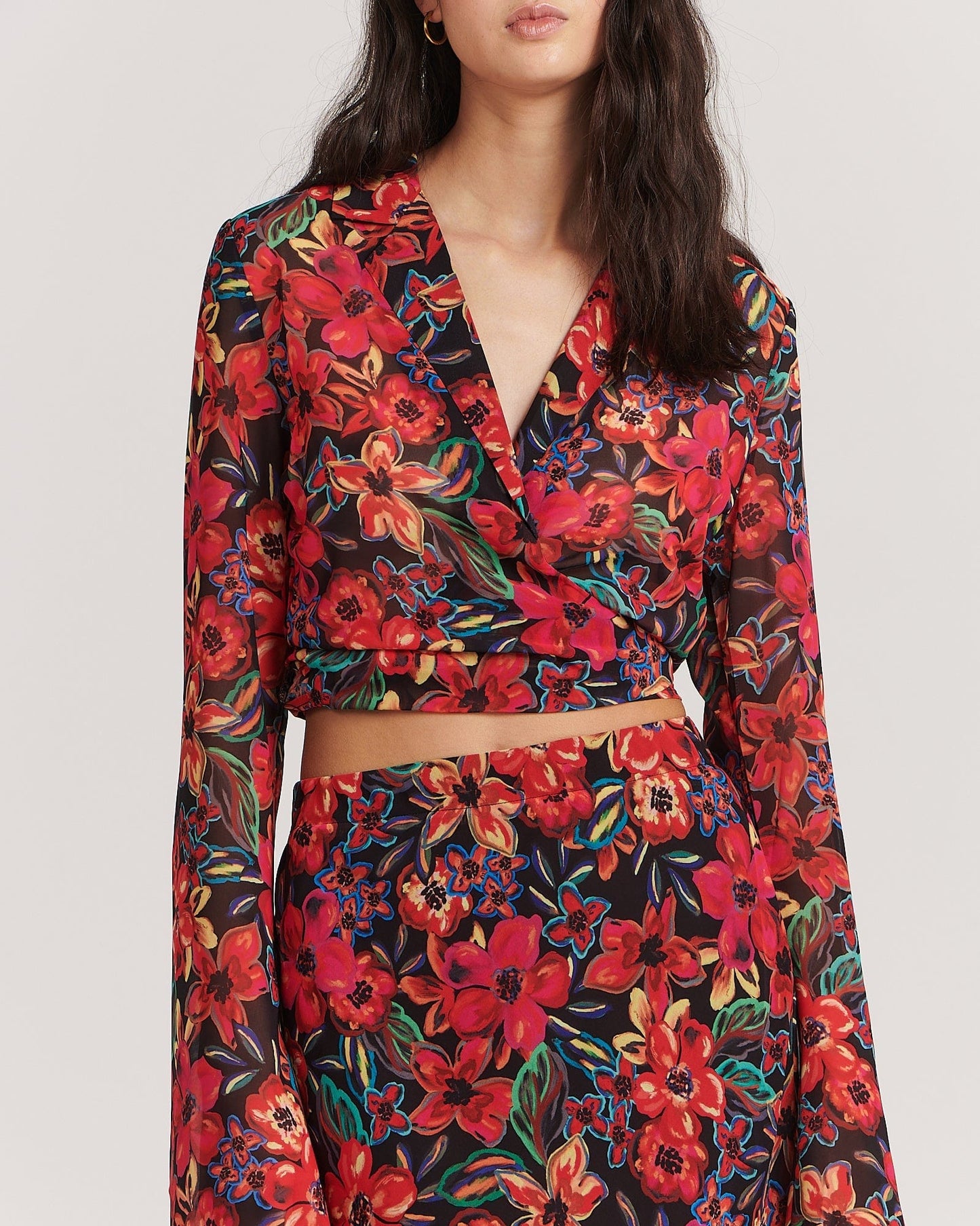 Amani Top - Caribbean Floral