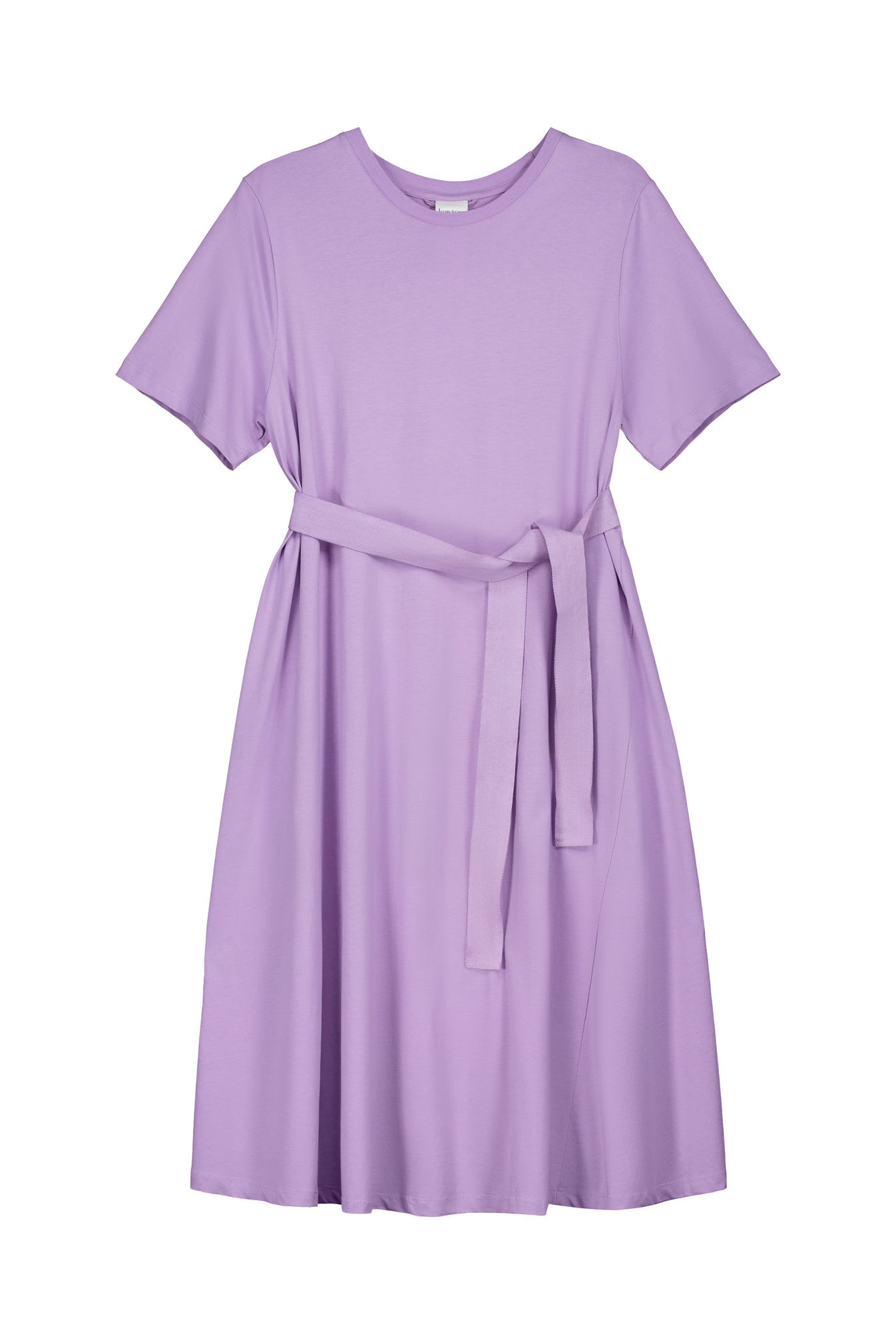 Classic A-Line Tee Dress - Lavender
