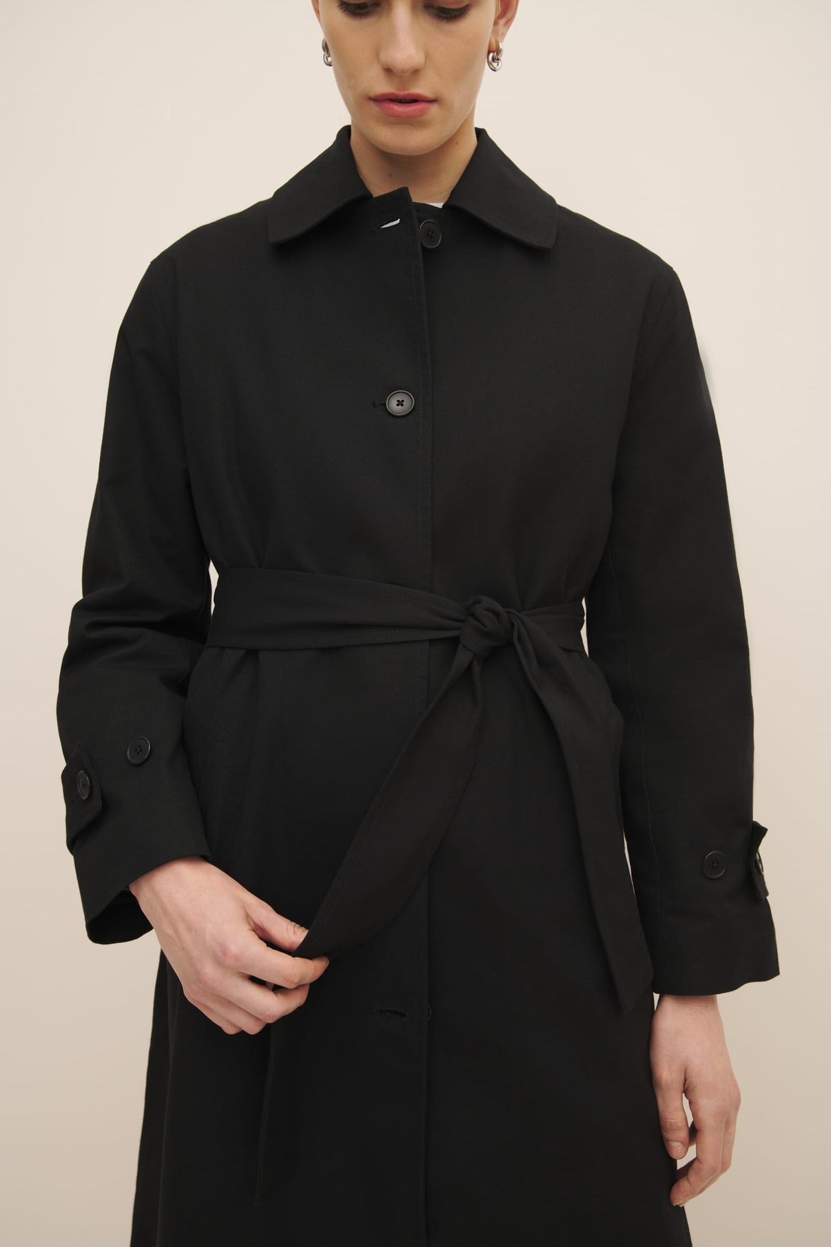 Cleo Trench Coat - Black