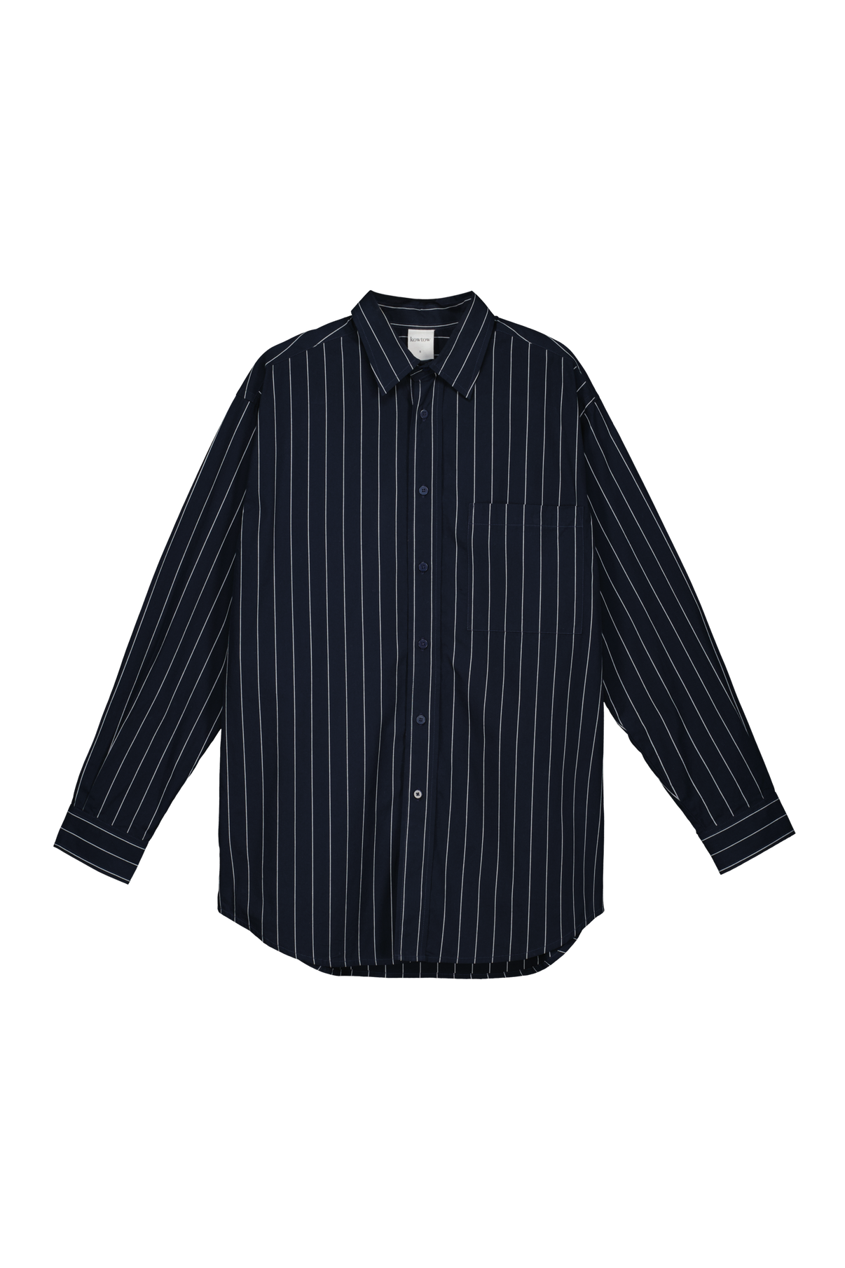 James Shirt - Navy Pinstripe