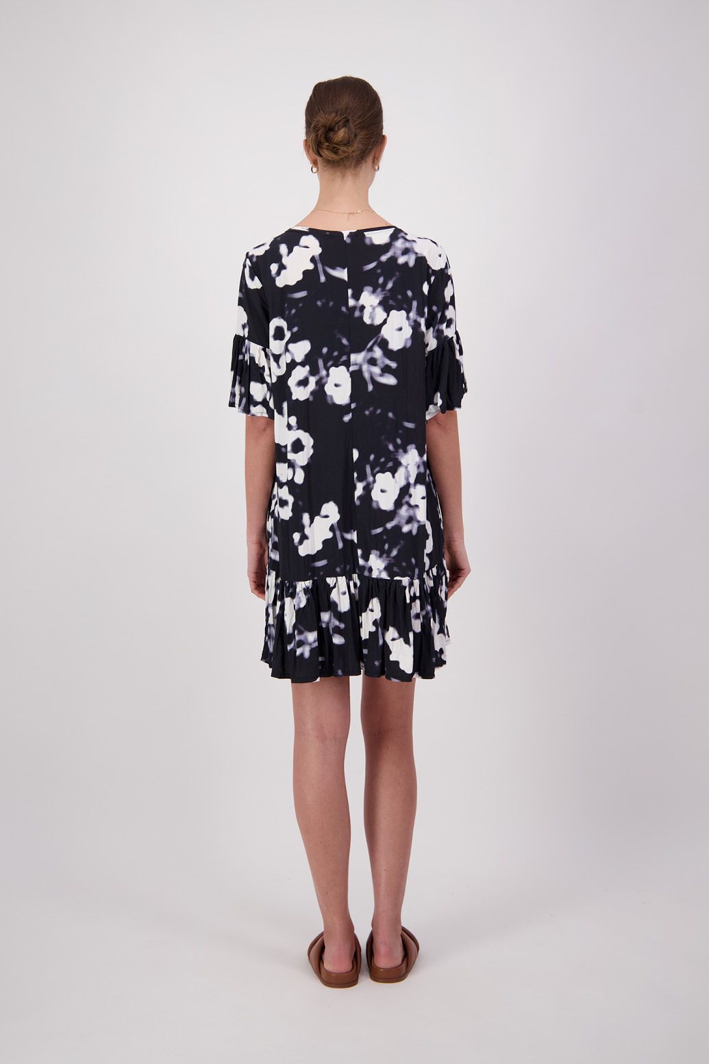 Jeannie Dress - White Floral