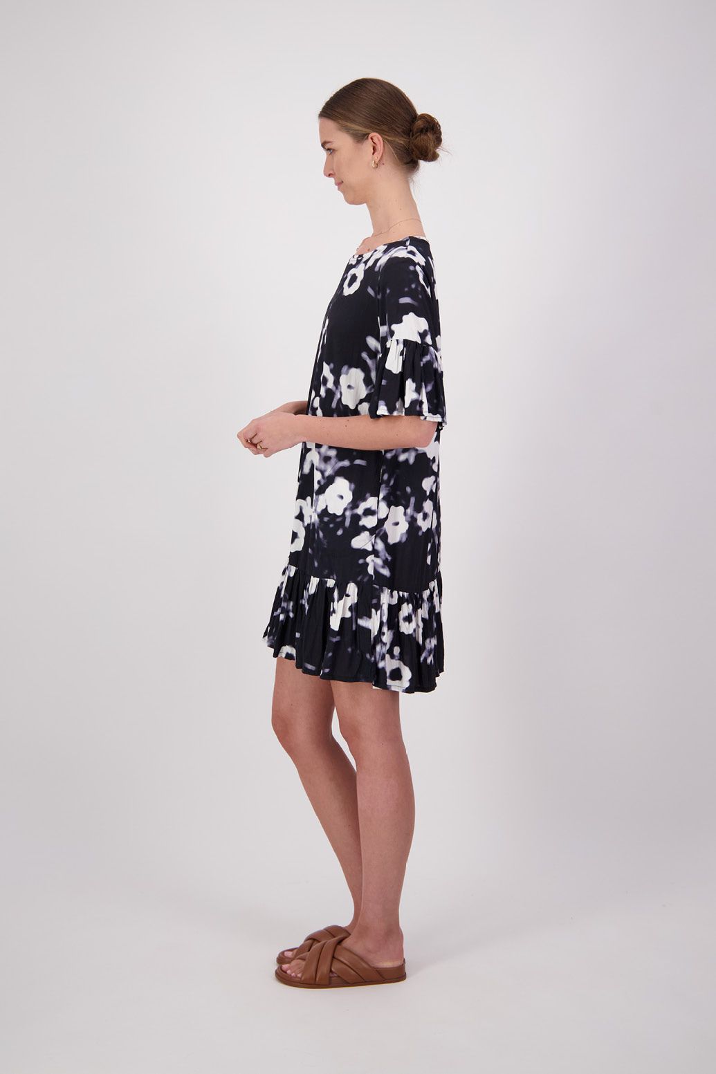 Jeannie Dress - White Floral