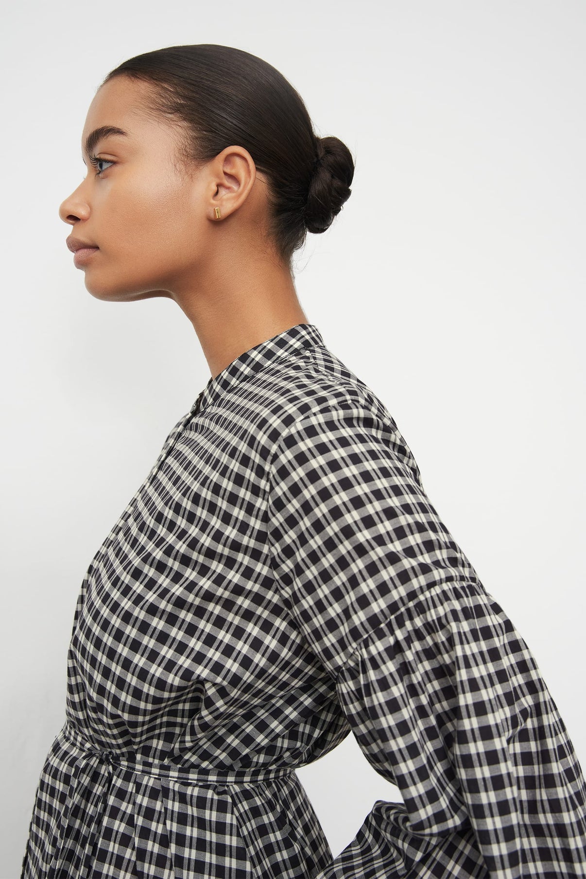 Patti Dress - Monochrome Check