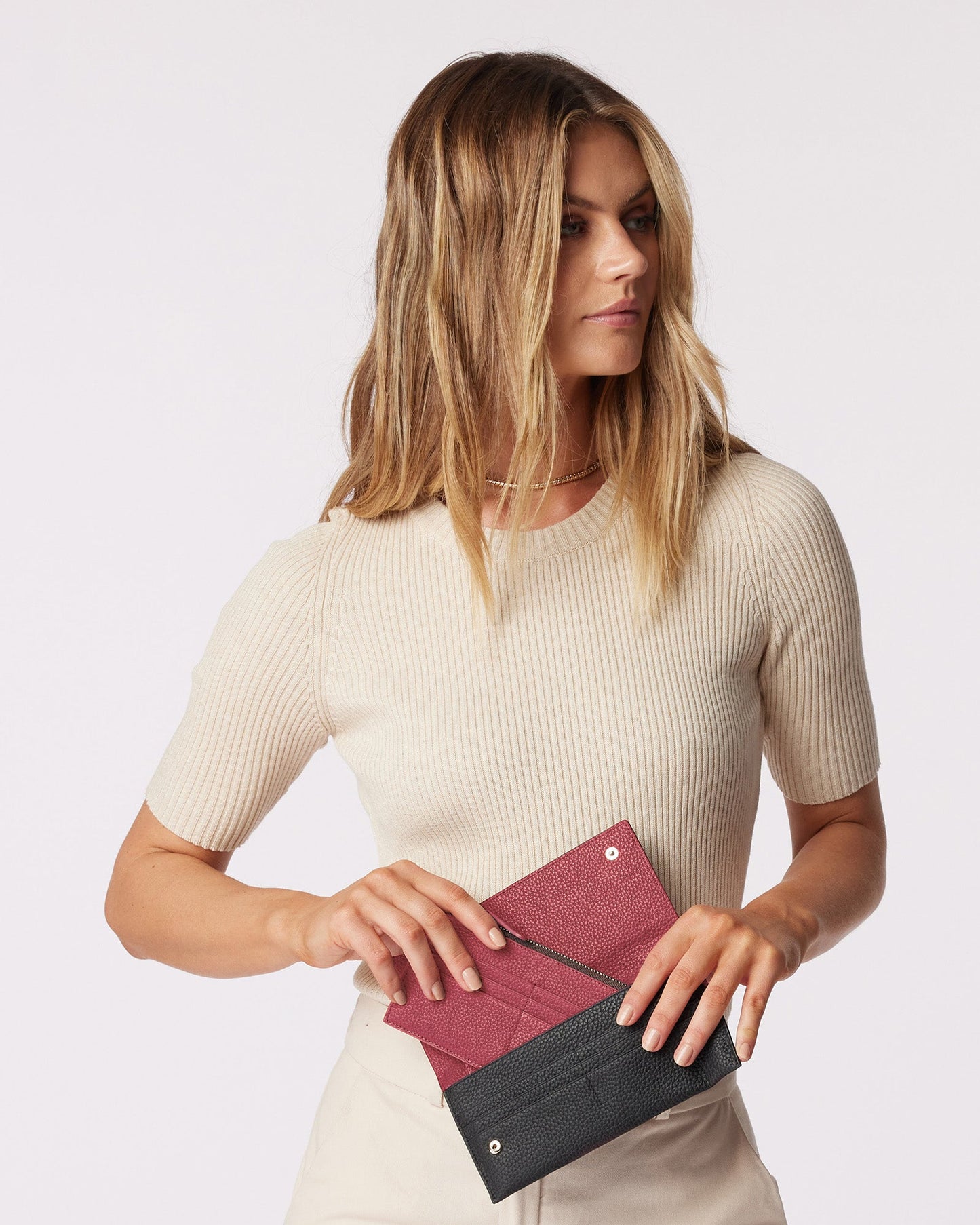 Joe Wallet - Black/Cherry
