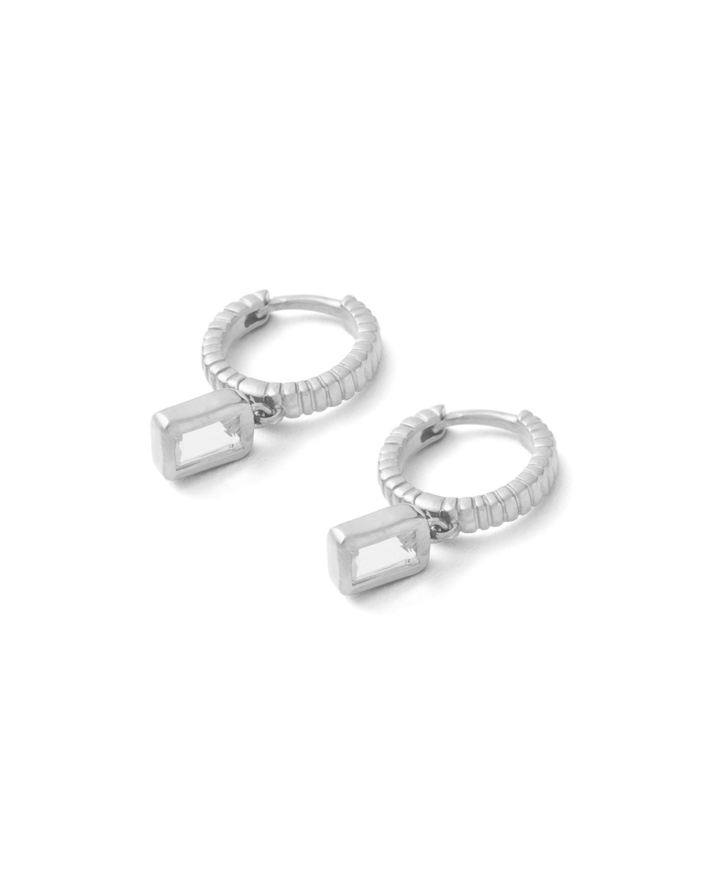 Sierra Hoops - Silver
