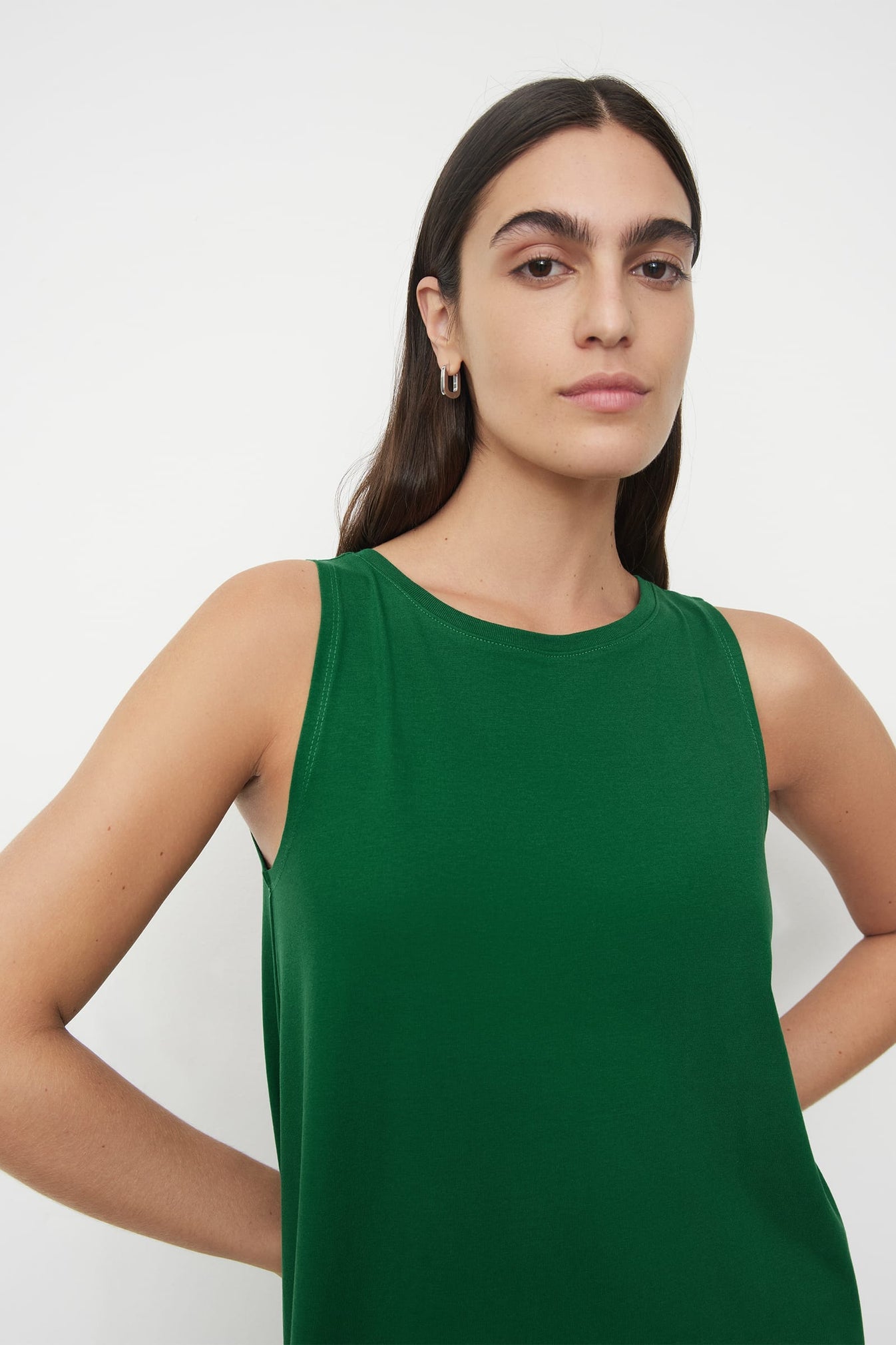 Tank Swing Dress - Evergreen
