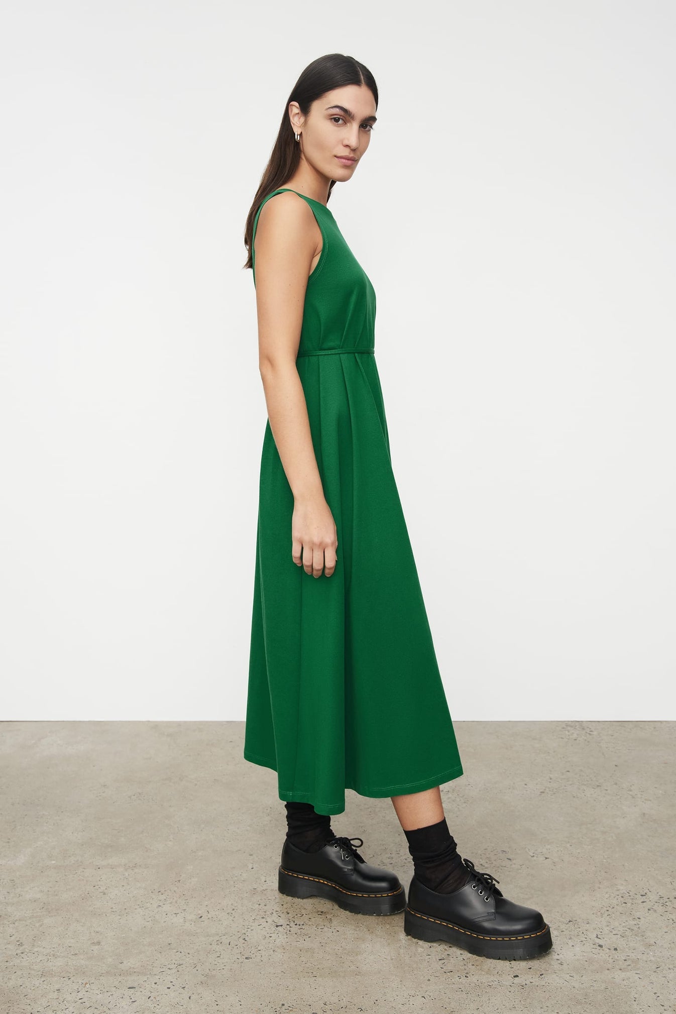 Tank Swing Dress - Evergreen