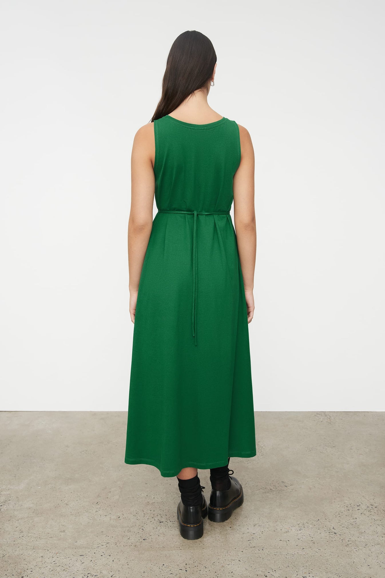 Tank Swing Dress - Evergreen