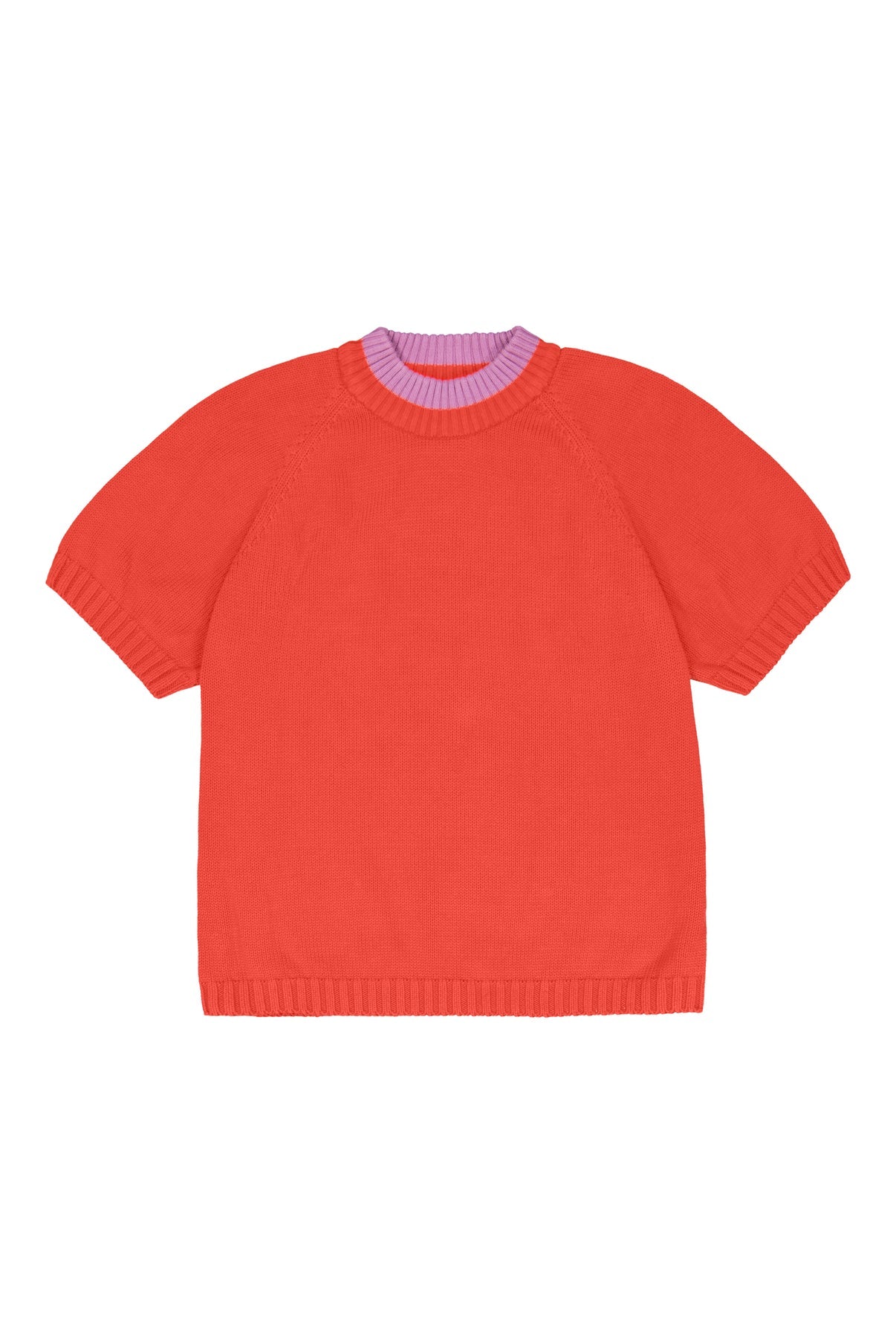 Trace Tee - Neon Red