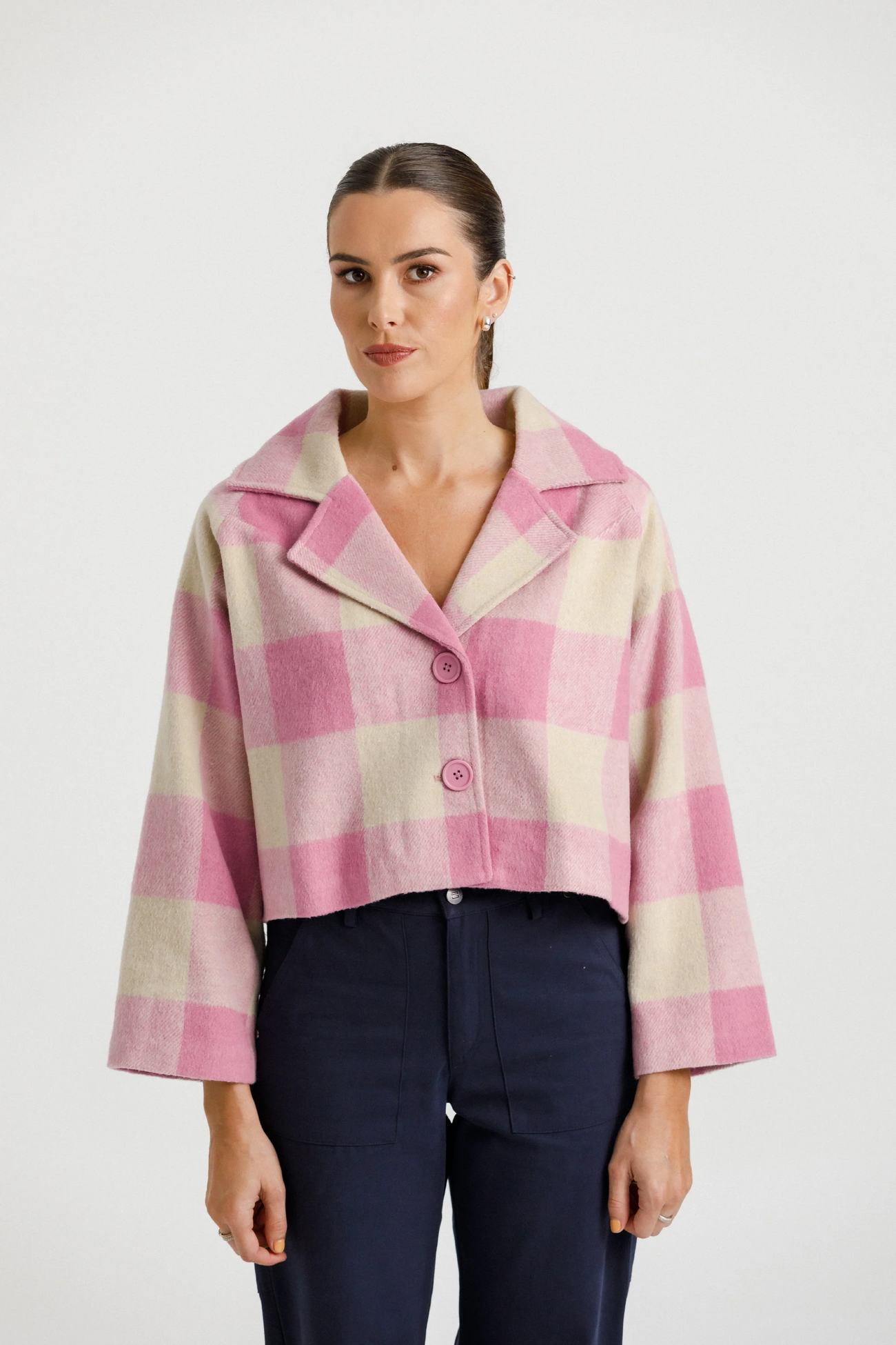 Clemie Coat - Ballerina Check