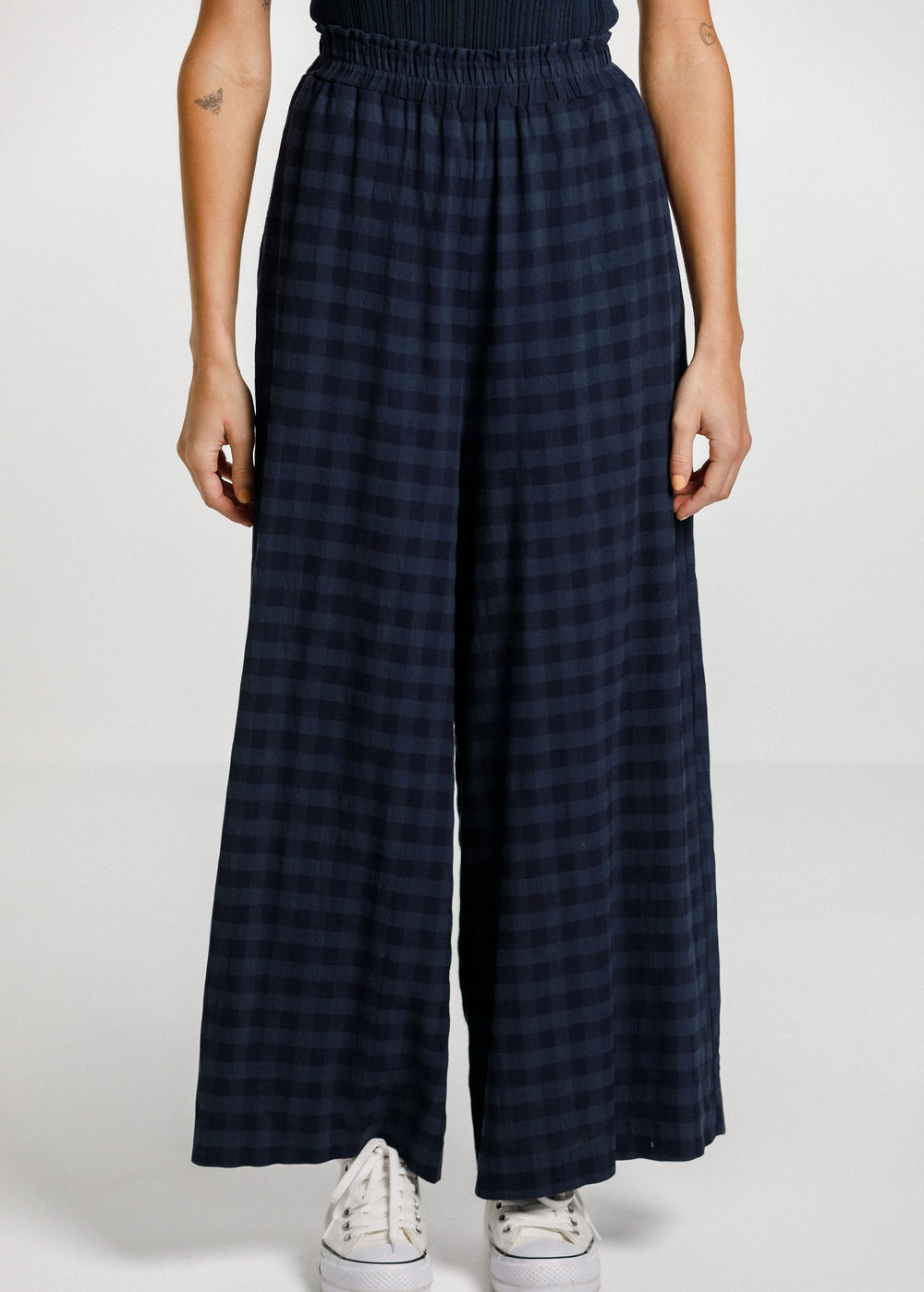 Zuzu Pant - Navy Check