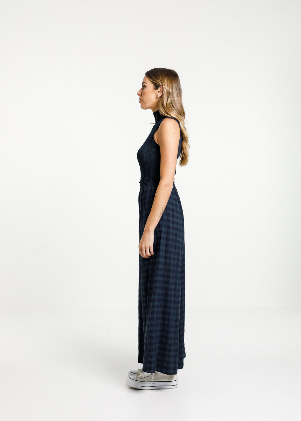 Zuzu Pant - Navy Check