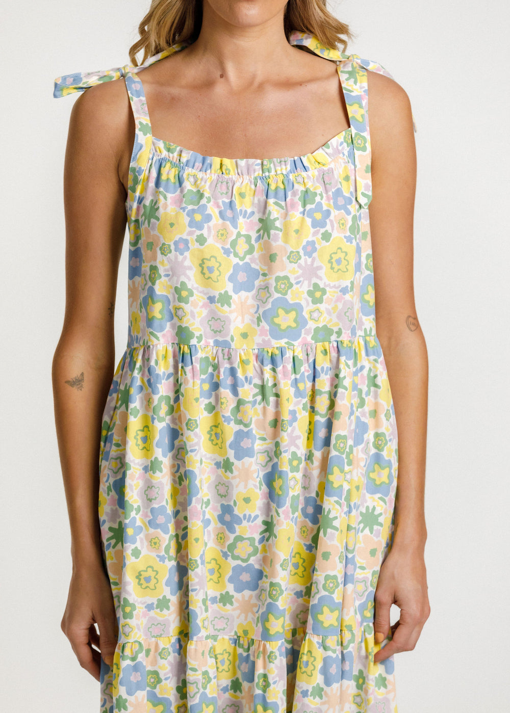 Tie Up Ziggy Dress - Paradise Print