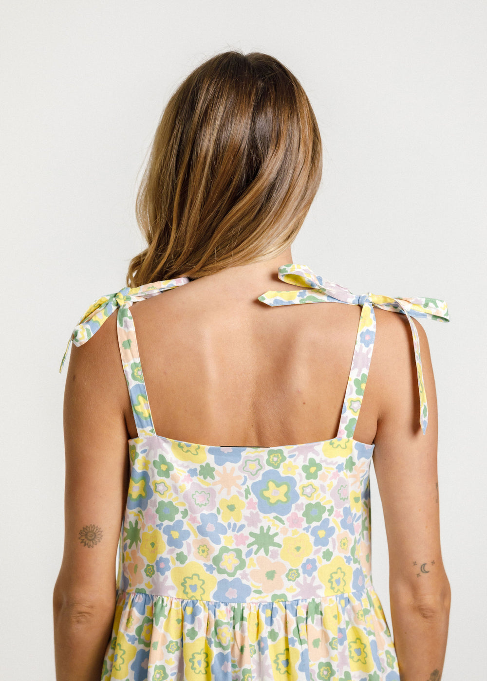 Tie Up Ziggy Dress - Paradise Print