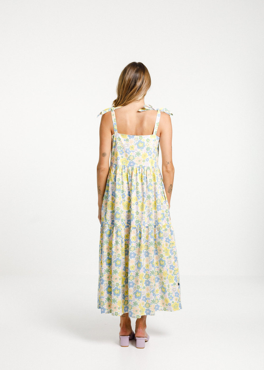 Tie Up Ziggy Dress - Paradise Print