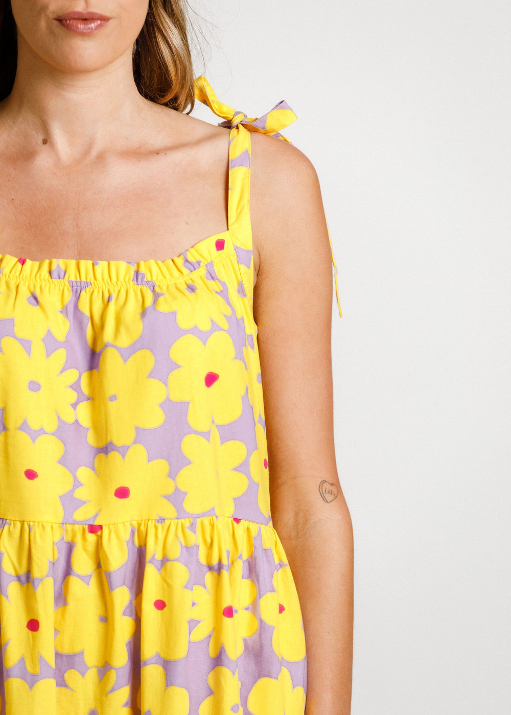 Tie Up Ziggy Dress - Tropicana