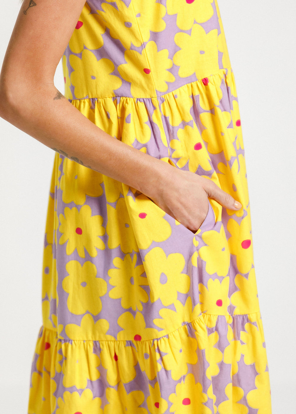 Tie Up Ziggy Dress - Tropicana
