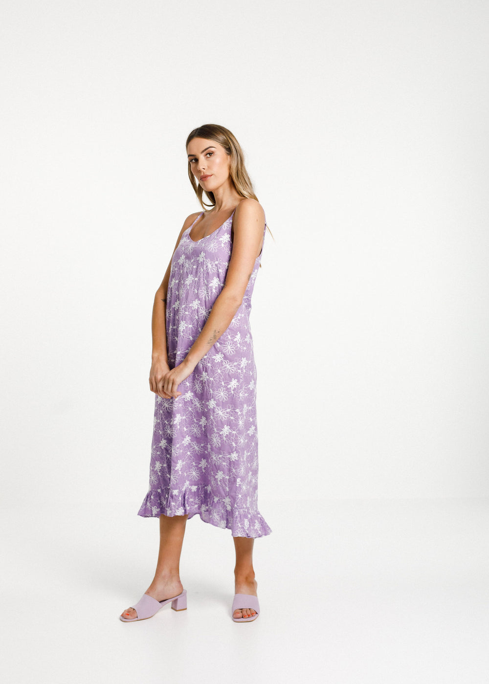 Isabella Dress - Wild Lilac