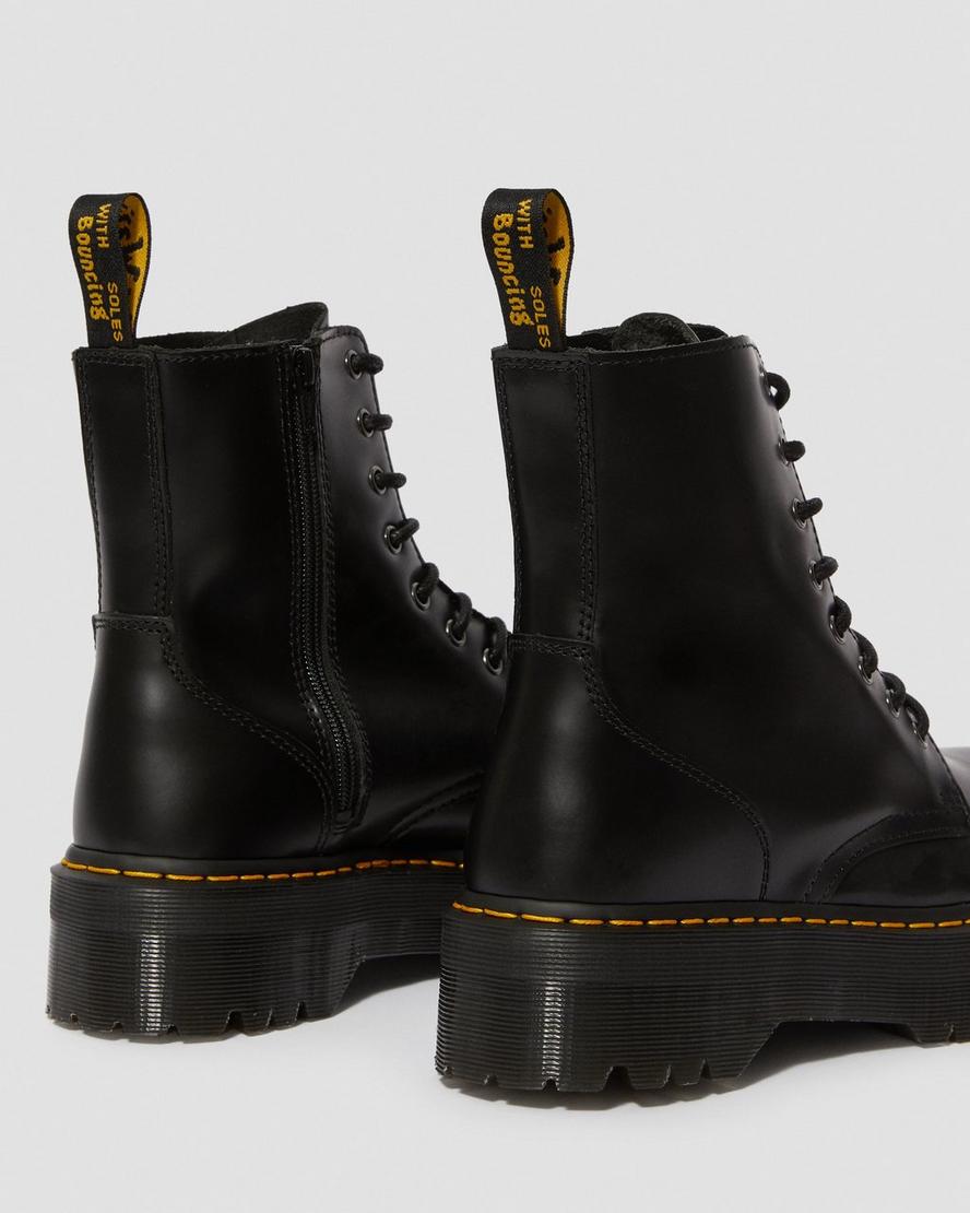 Jadon Boot - Black Polished Smooth