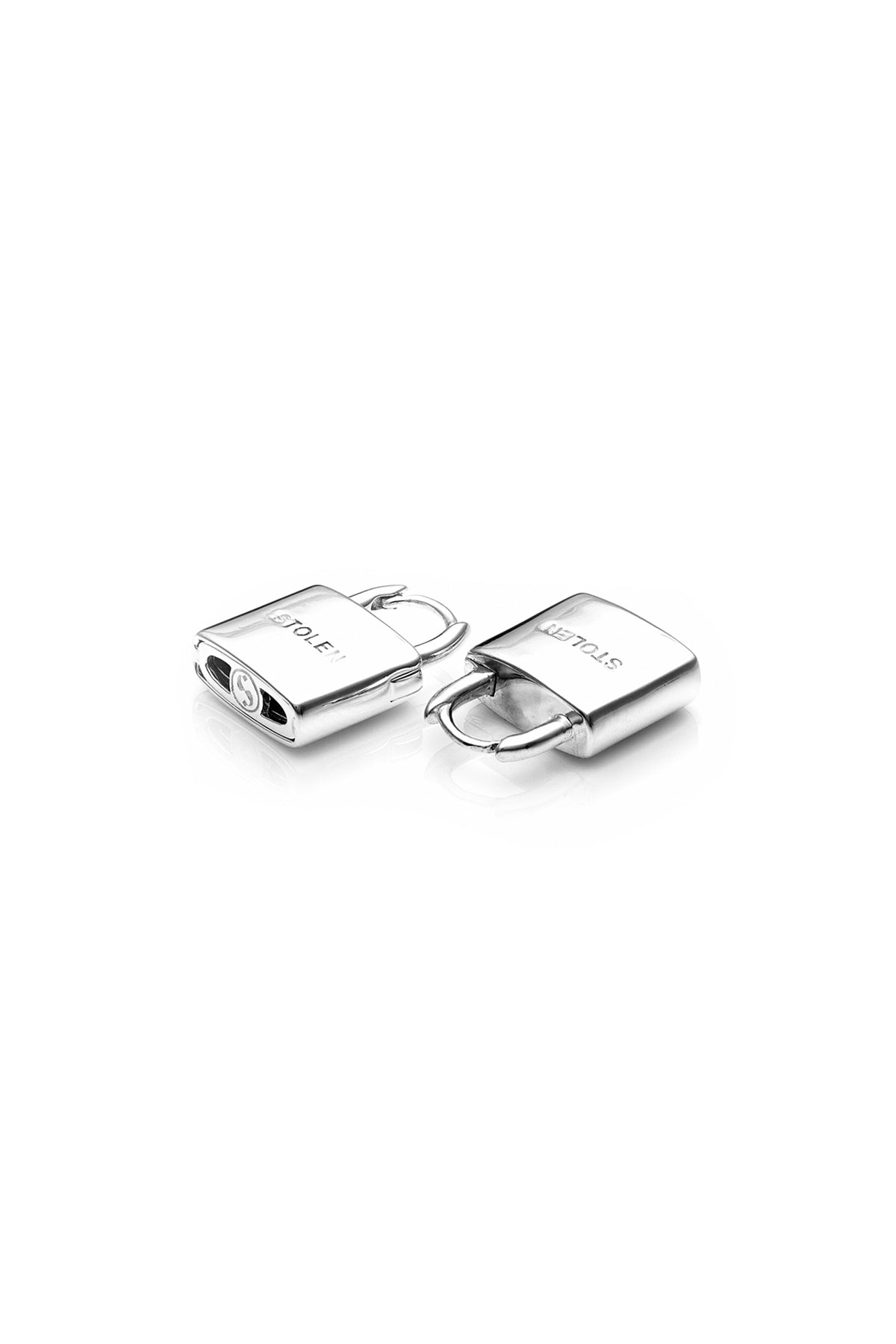 Locket Earrings - Silver