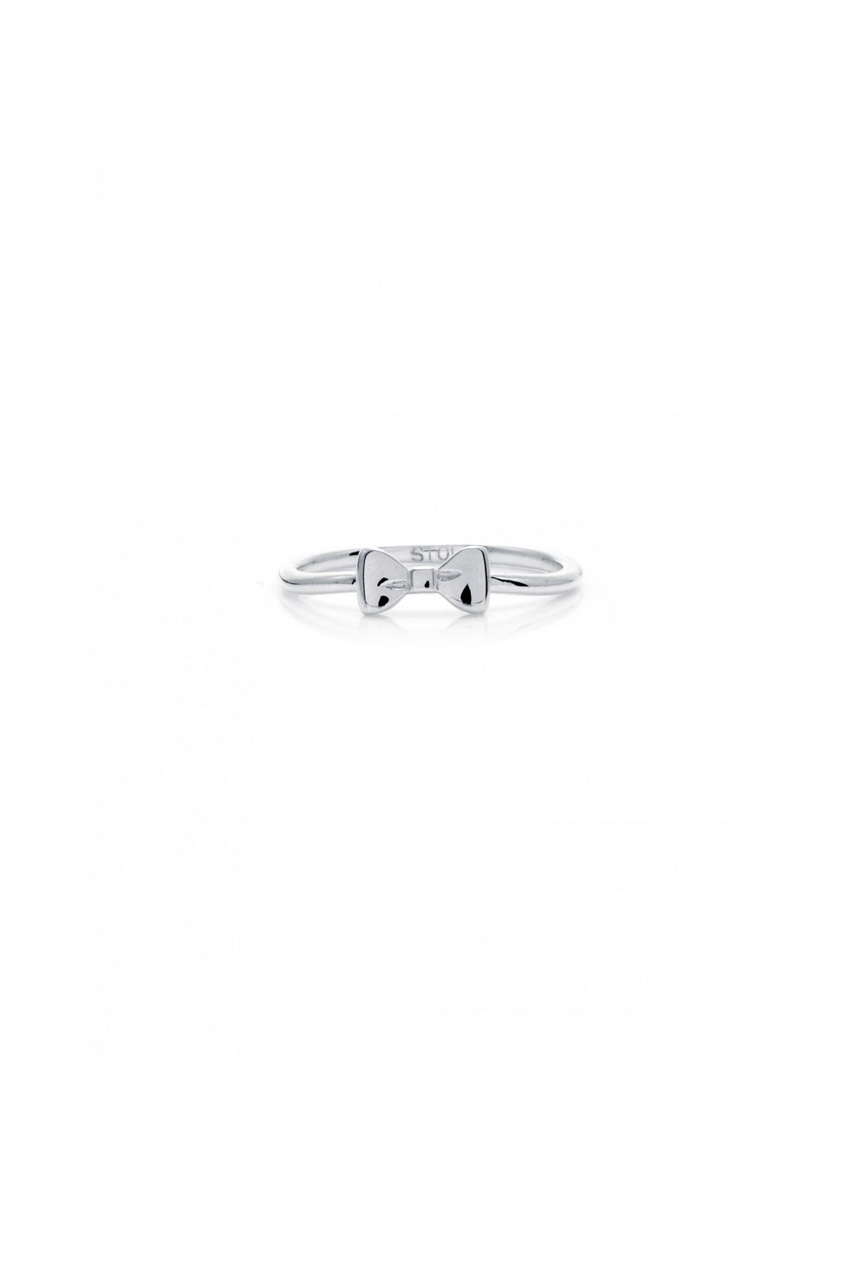 Baby Bow Ring - Silver