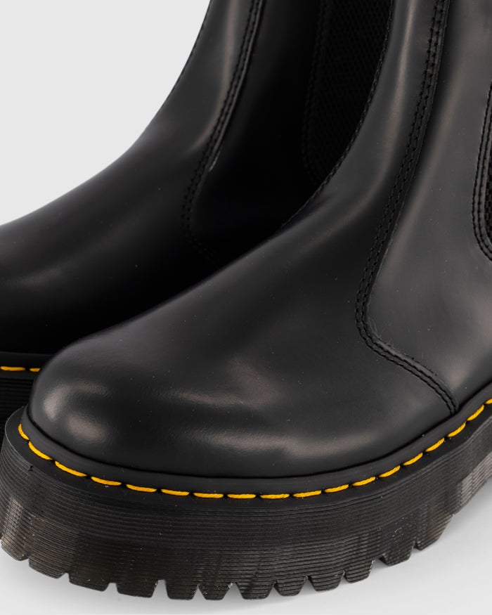2976 Quad Chelsea Boot - Black Polished Smooth