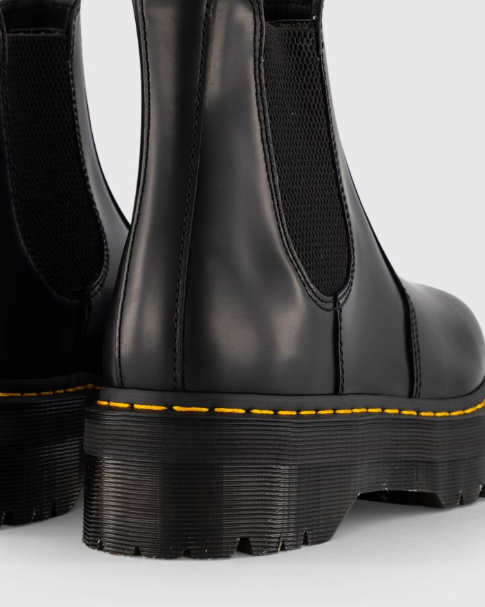 2976 Quad Chelsea Boot - Black Polished Smooth
