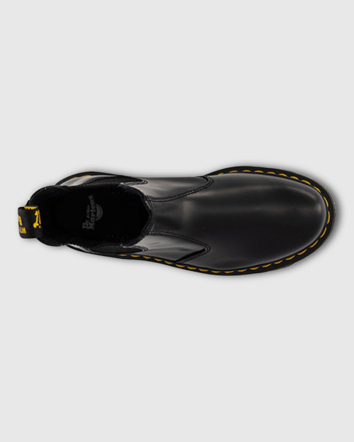 2976 Quad Chelsea Boot - Black Polished Smooth