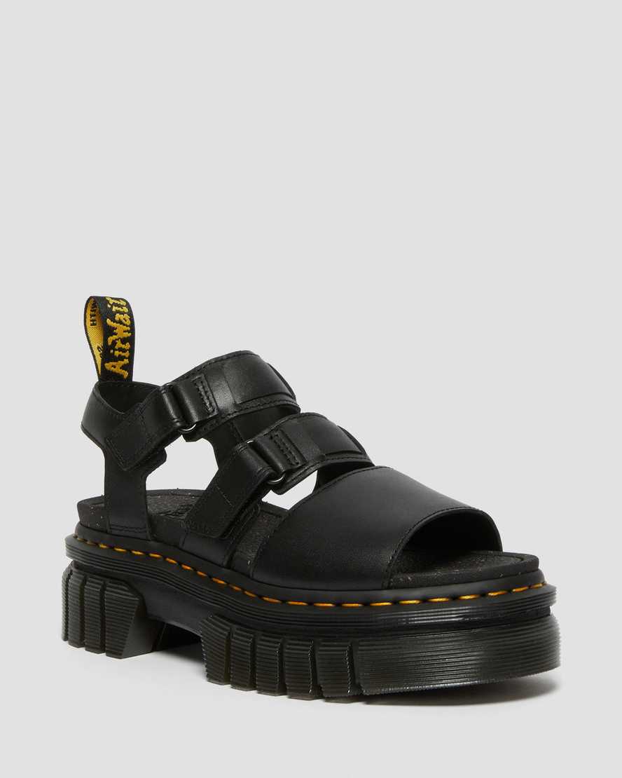 Ricki 3-Strap Sandal - Black