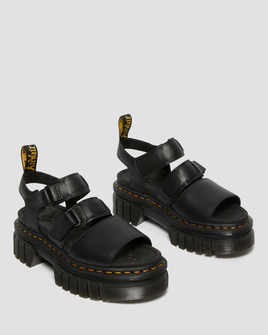 Ricki 3-Strap Sandal - Black