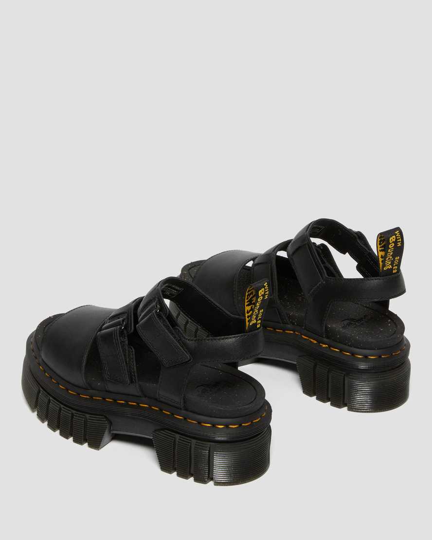 Ricki 3-Strap Sandal - Black
