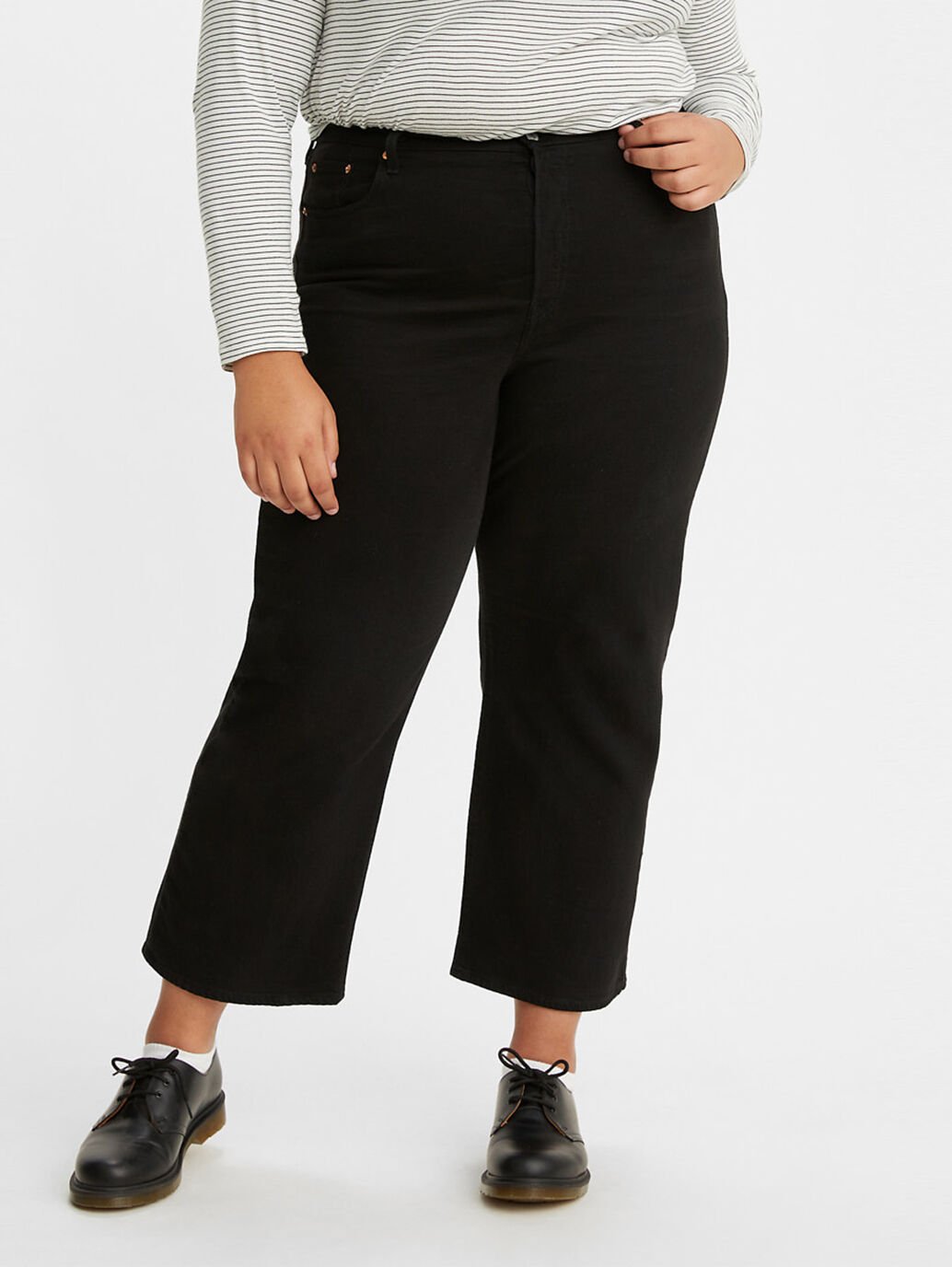 PL Ribcage Straight Ankle - Black Sprout