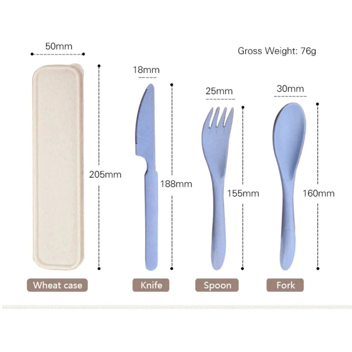 Eco Cutlery Set - Mixed