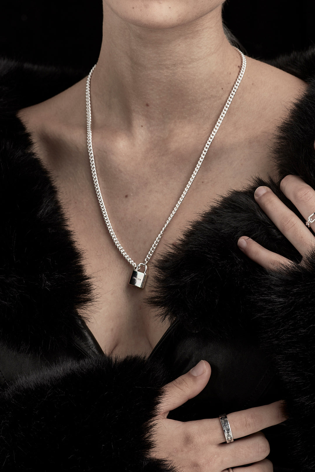 Locket Necklace - Silver