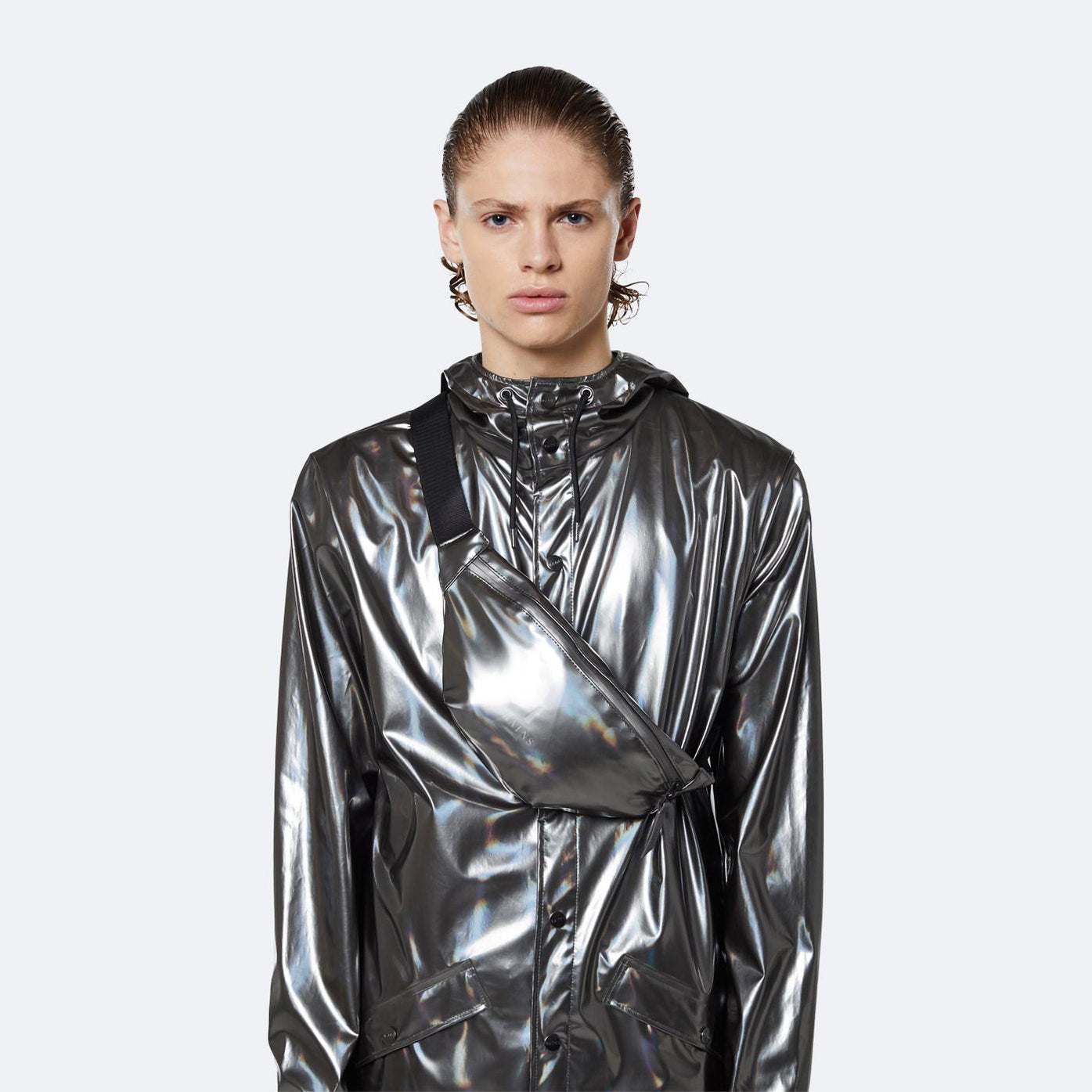Bum Bag Mini - Holographic Steel