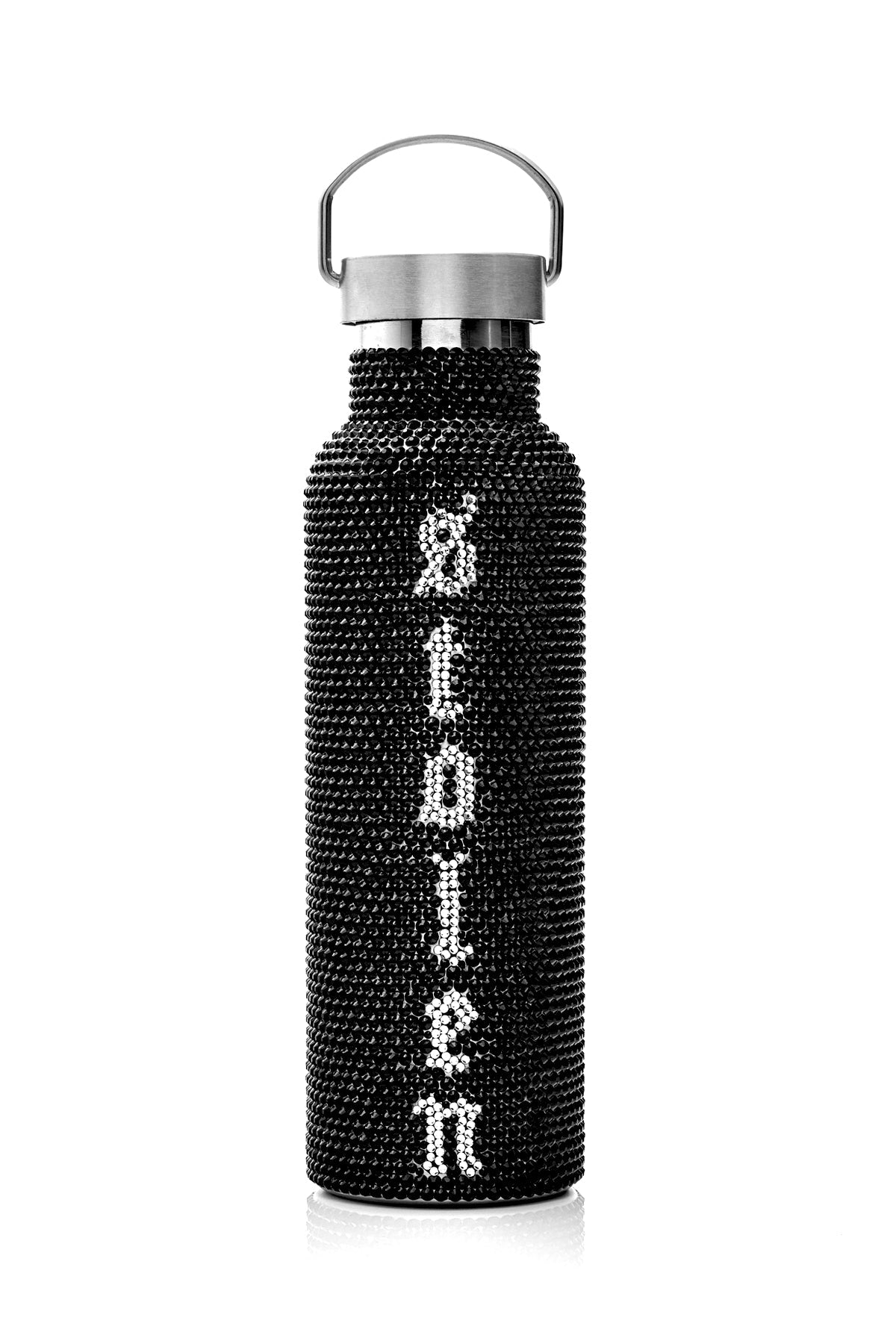 Gothic Drink Bottle - Black Metal