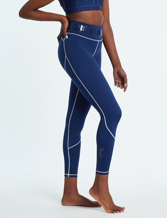 Compression Tights - Conquest - 7/ 8 - Navy