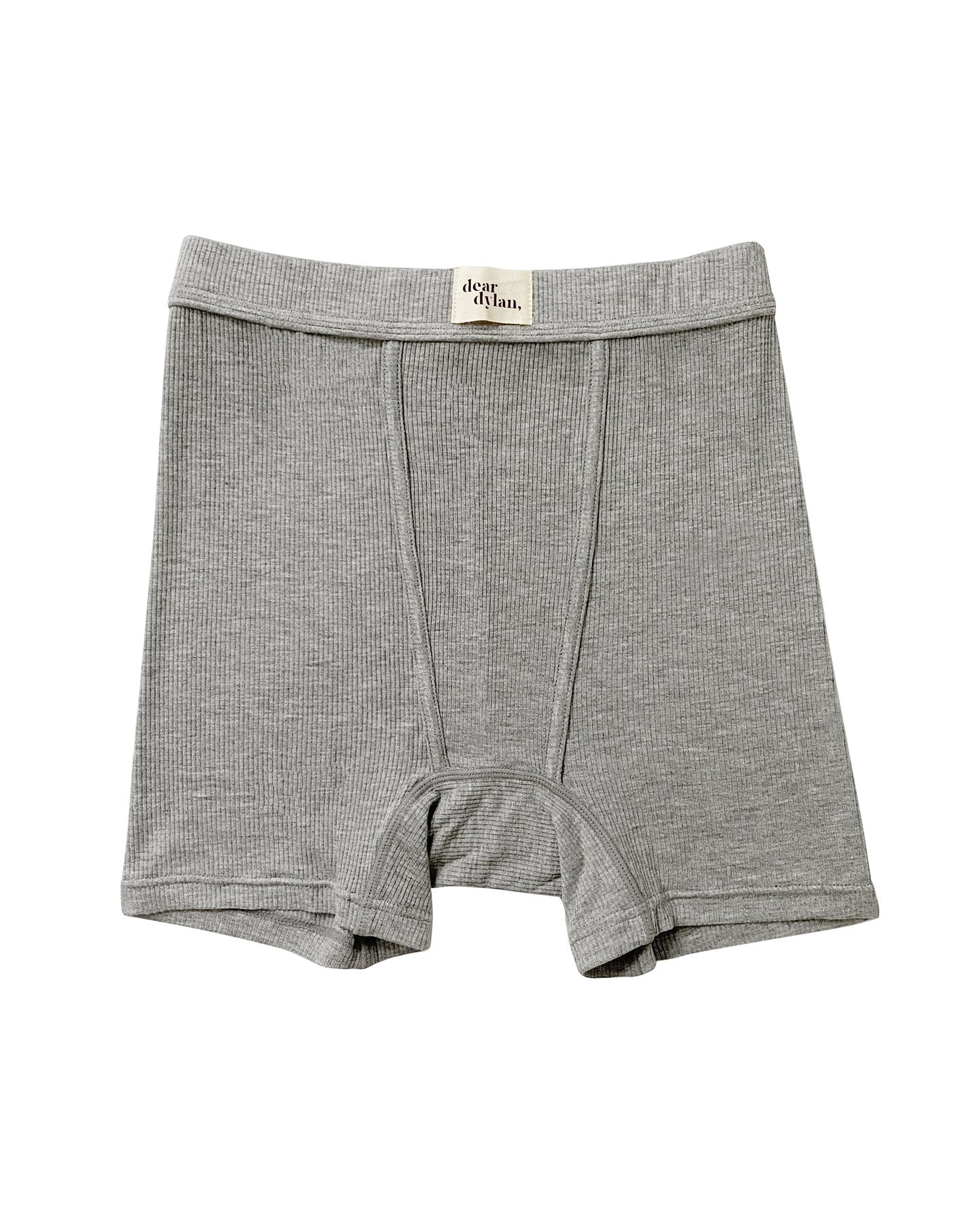 Ribbed Boyfriend Short - Ash Marle