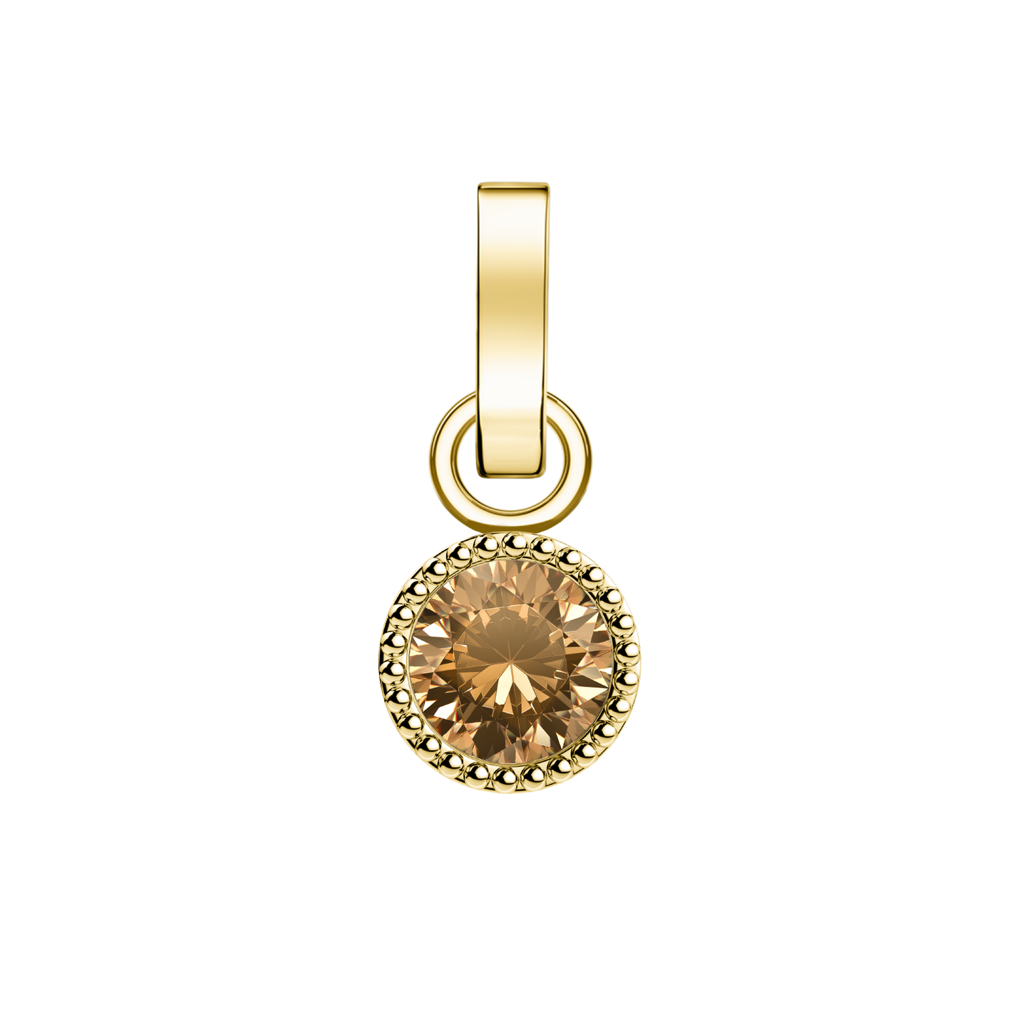 Birthstone Charms - Gold