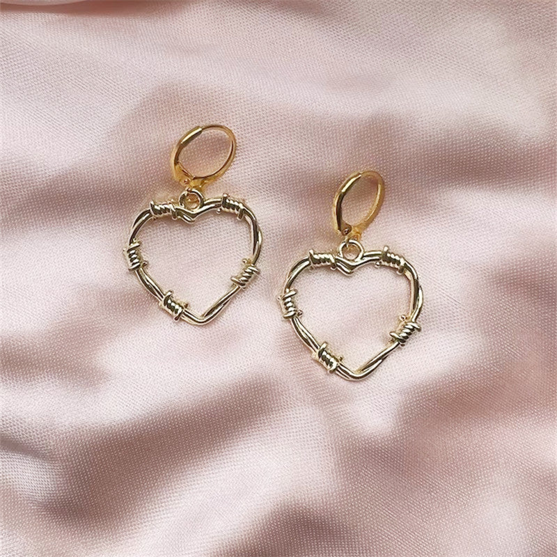 Barbed Heart Earrings