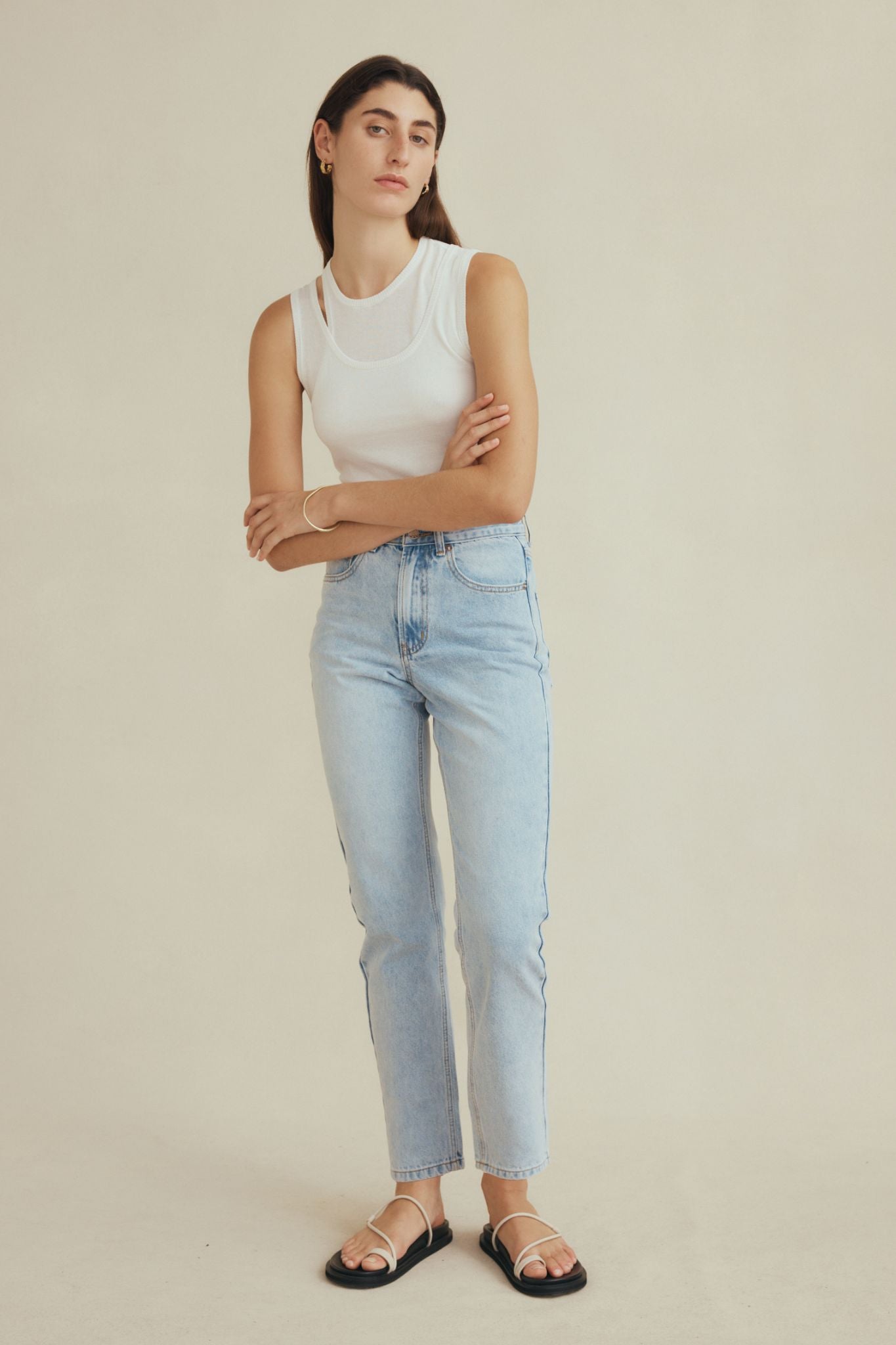 Straight Leg Jean - Blue